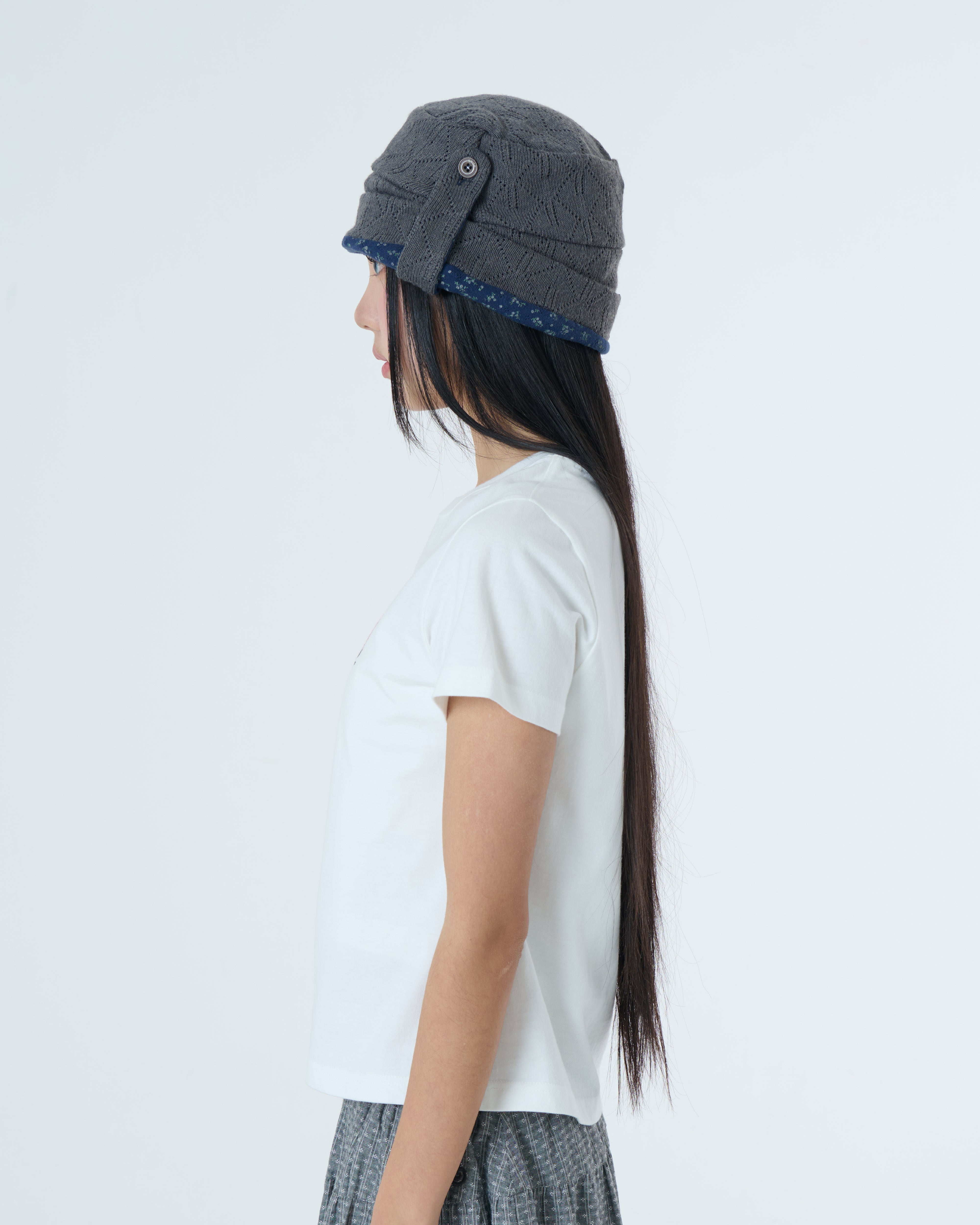 WRINKLED BEANIE [CHARCOAL]