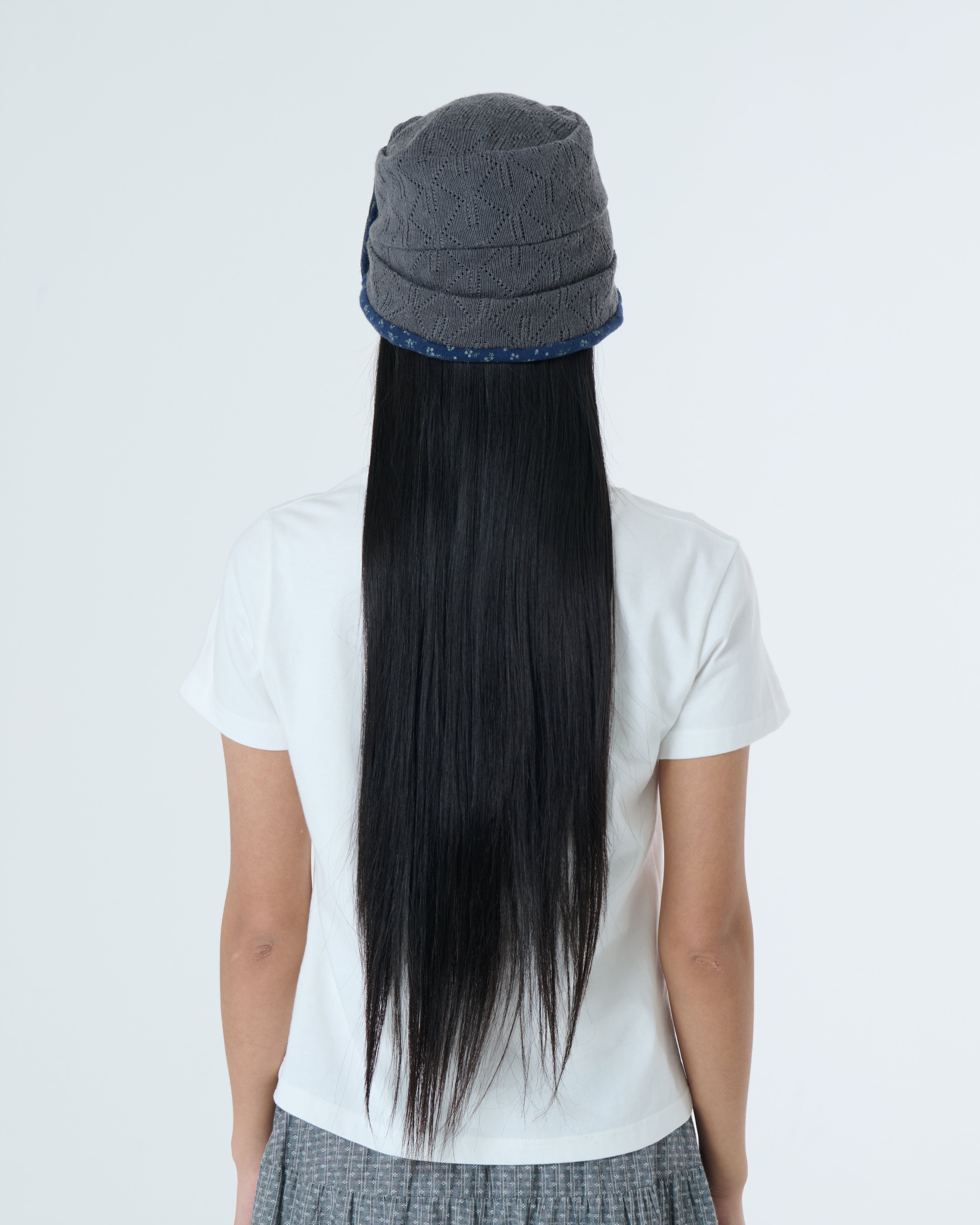WRINKLED BEANIE [CHARCOAL]
