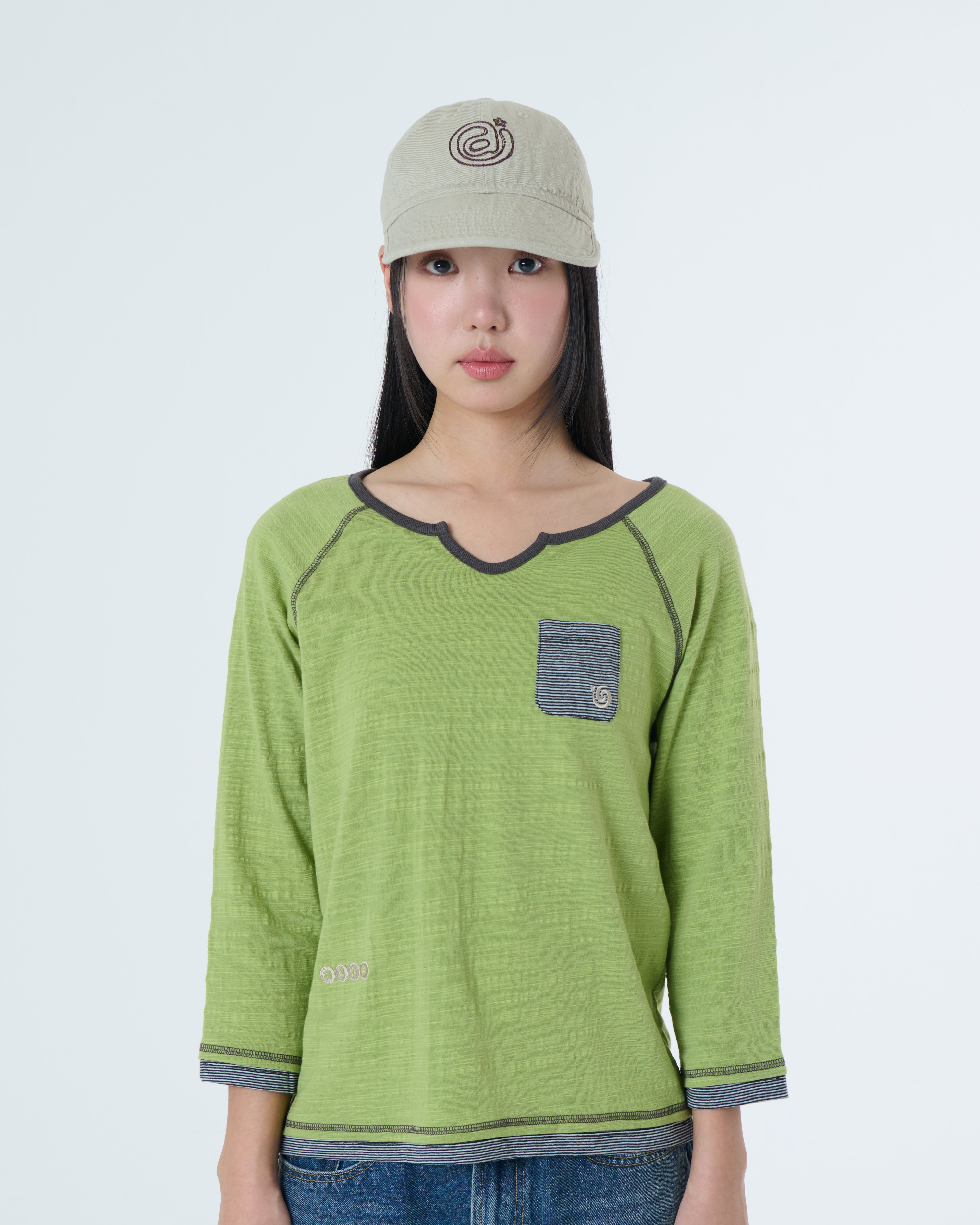 SPIRAL LOGO CAP [BEIGE]