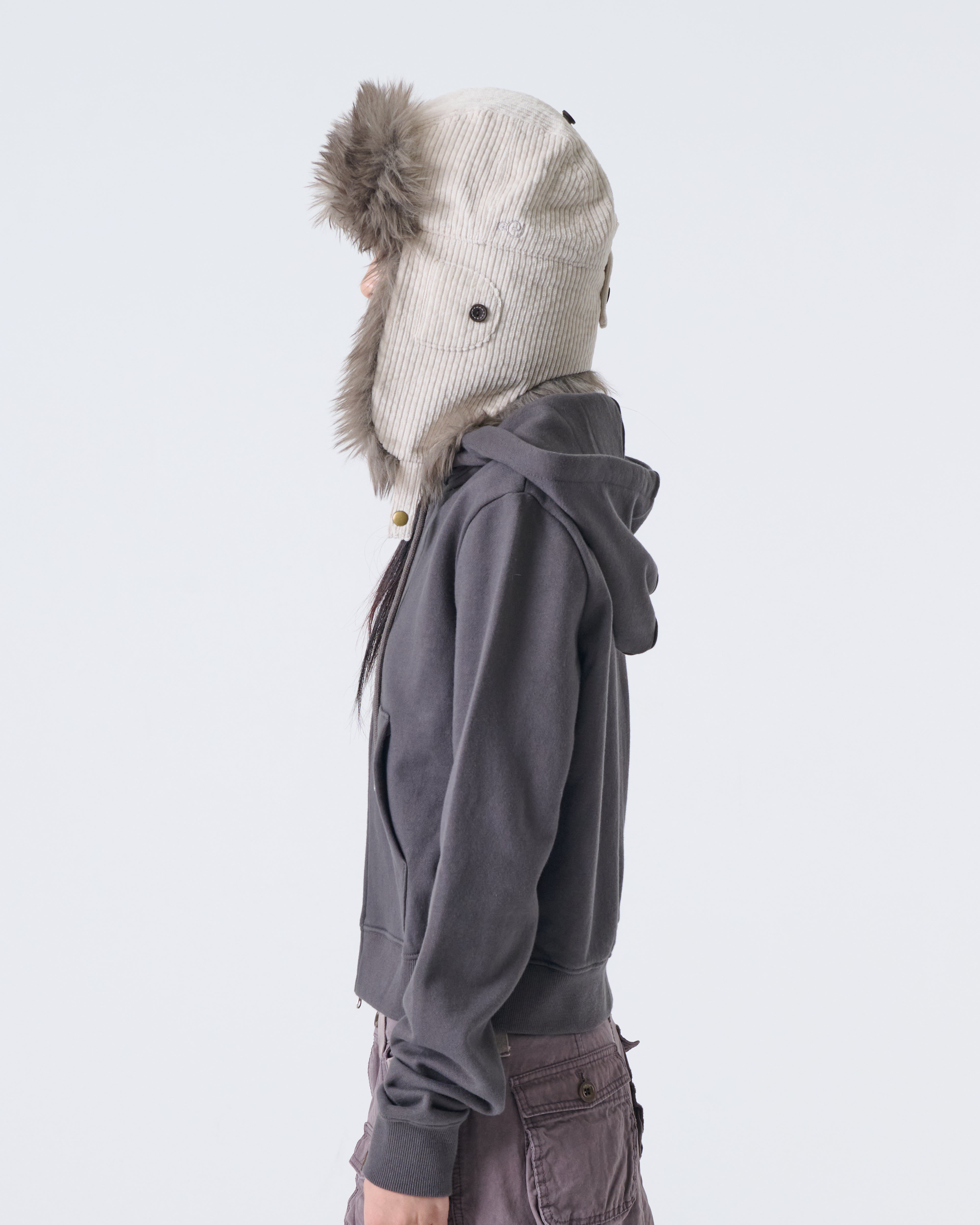 FUR TROOPER HAT [BEIGE]