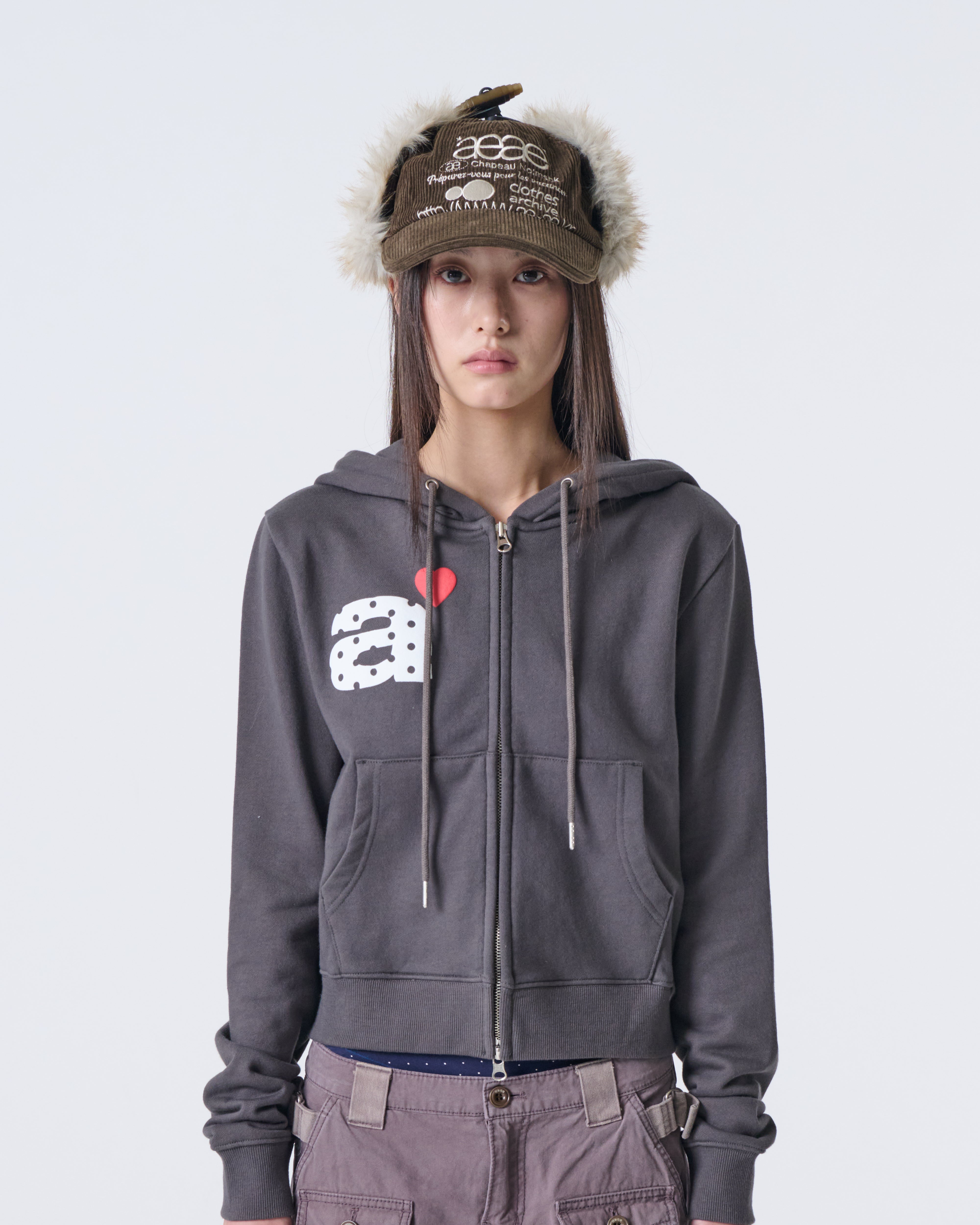 WEB LOGO TROOPER CAP [BROWN]