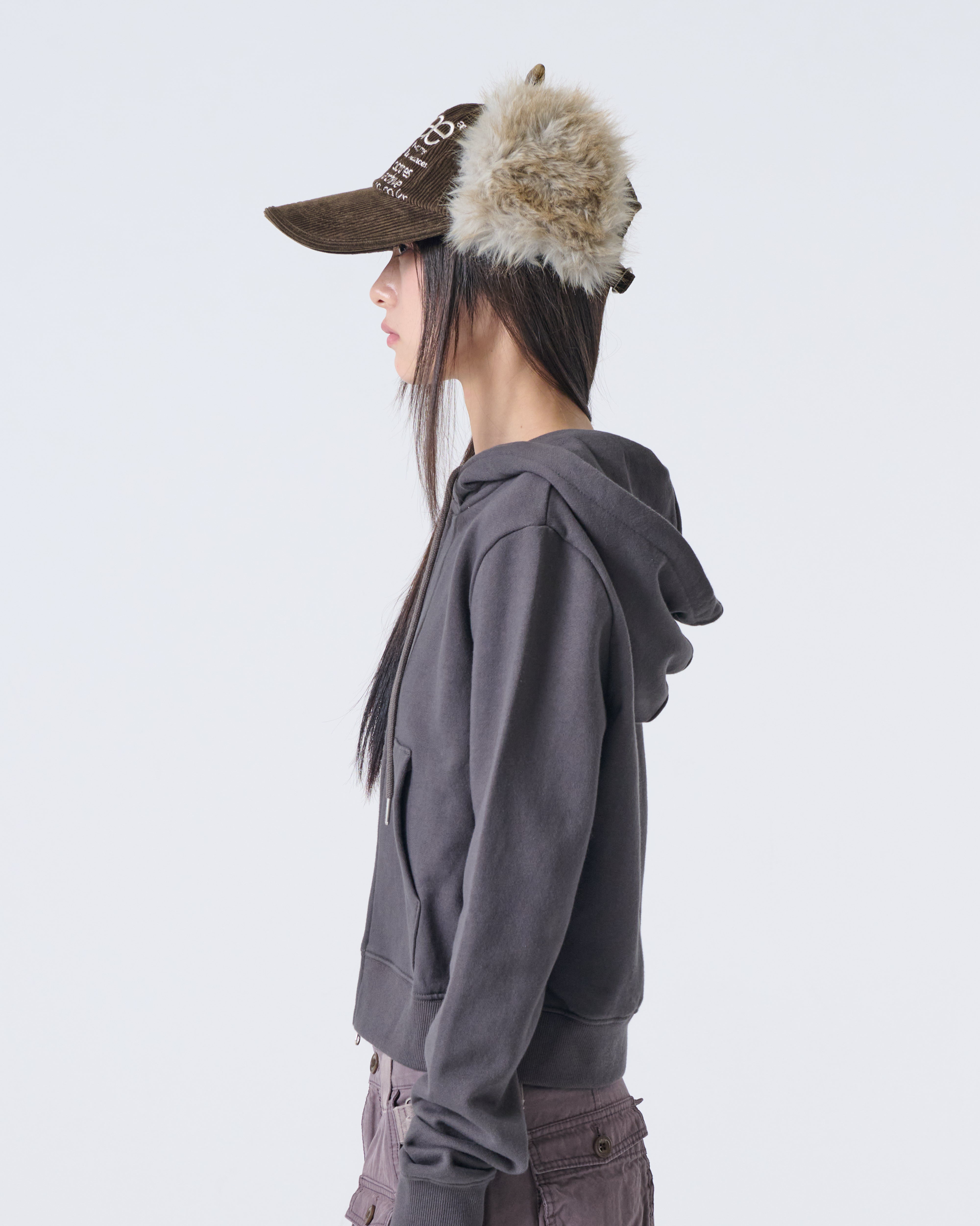 WEB LOGO TROOPER CAP [BROWN]