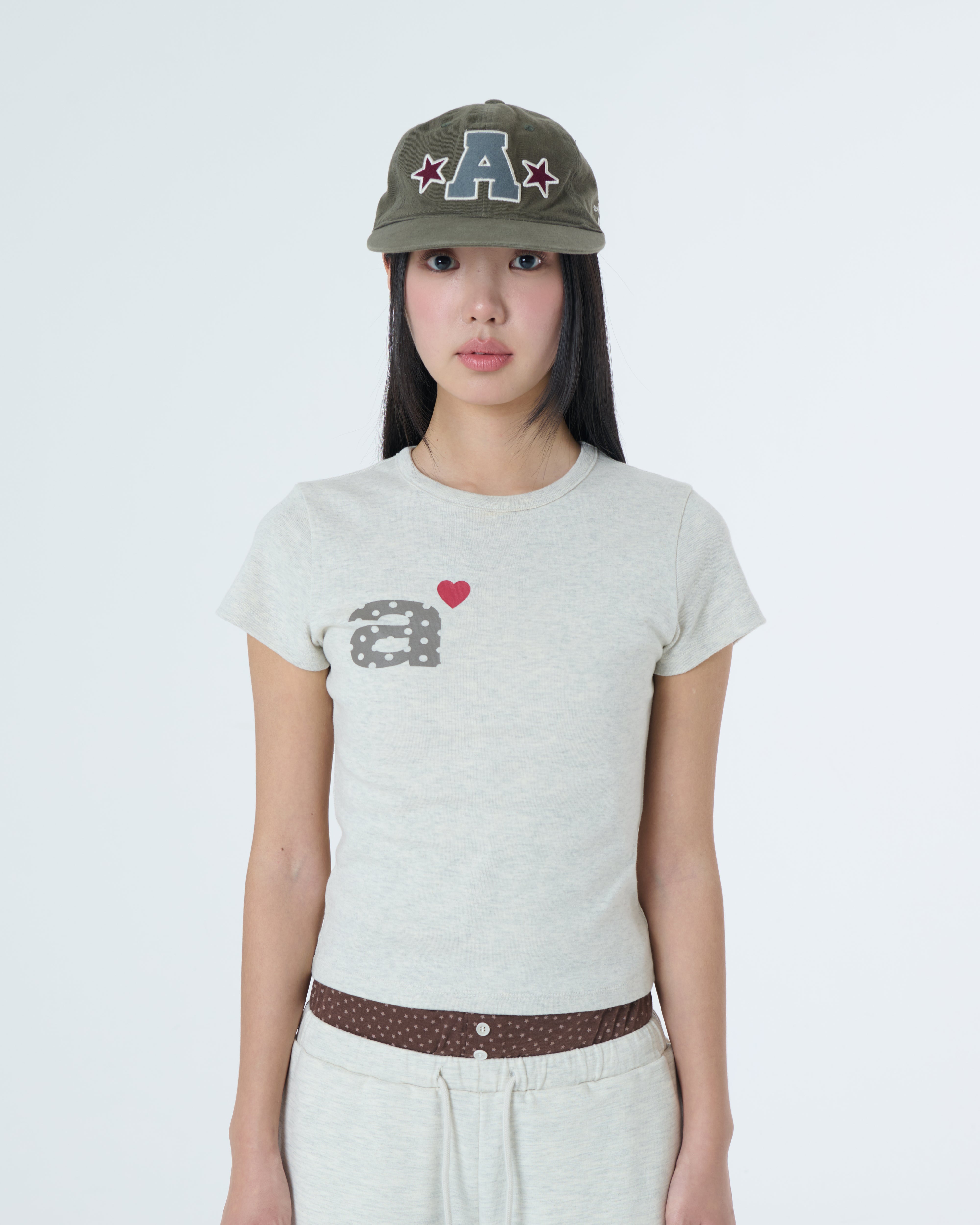 WASHED CAPITAL LOGO CAP [KHAKI]
