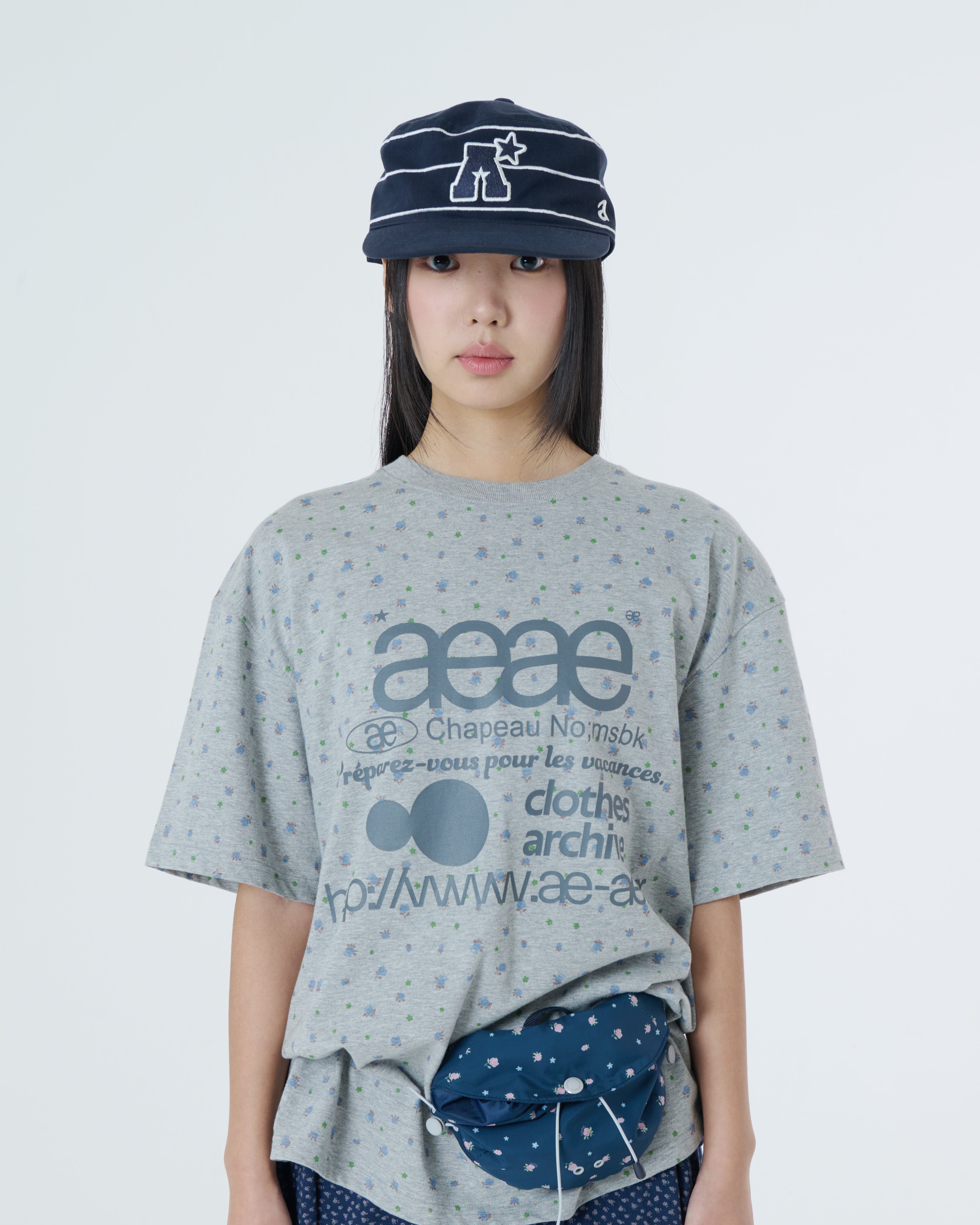 FLOWER DOME MINI BAG [NAVY]