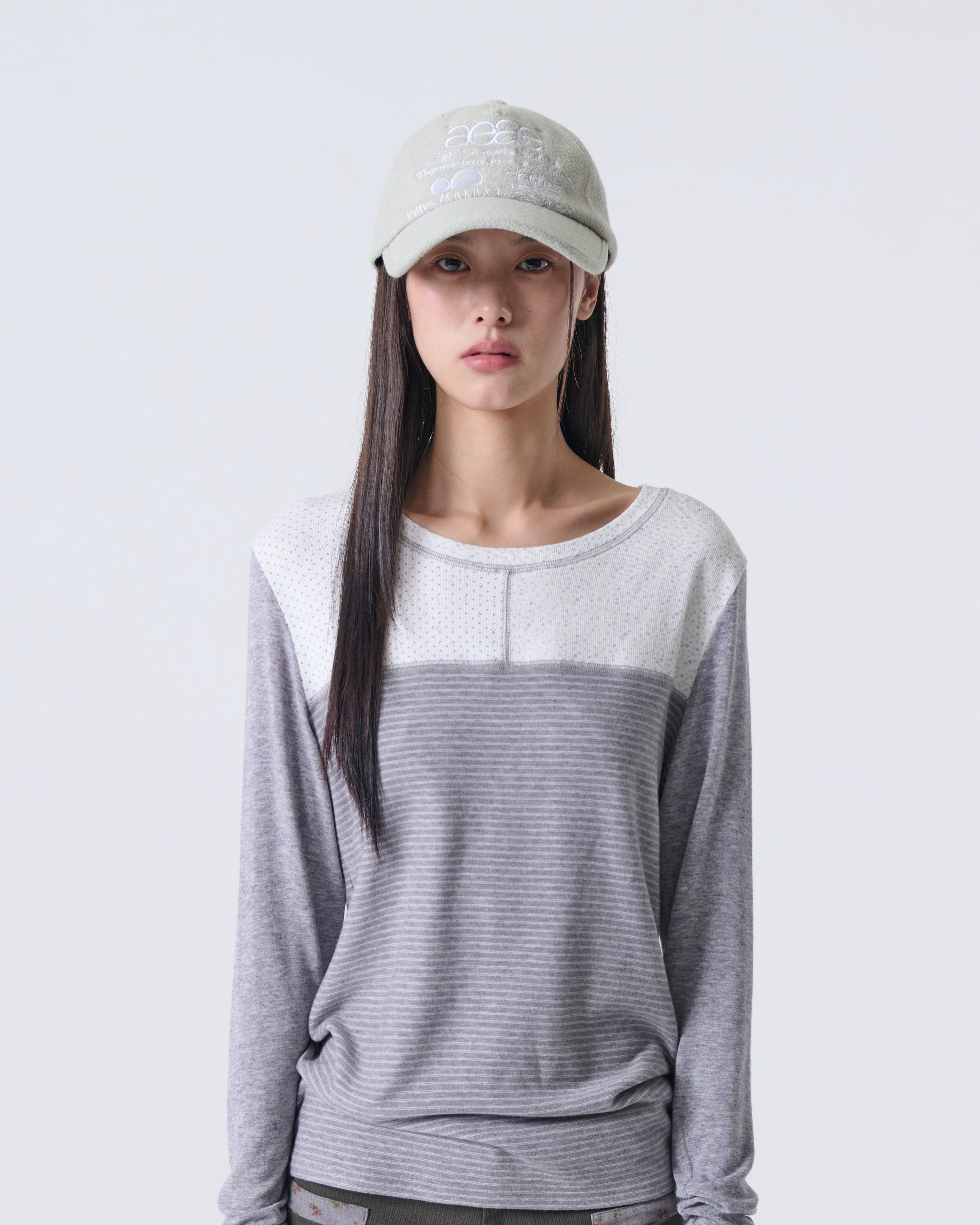 WEB LOGO FLEECE CAP [BEIGE]