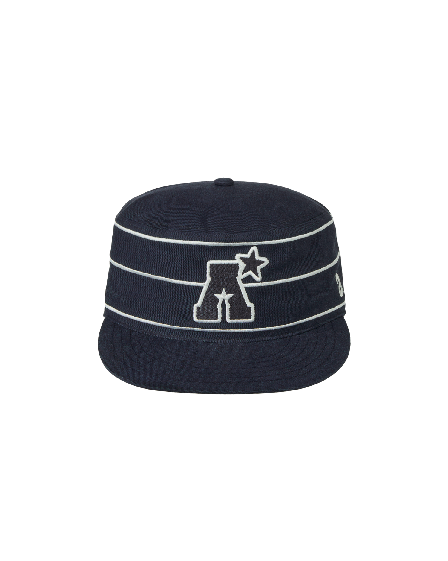 A LOGO PILLBOX CAP [NAVY]