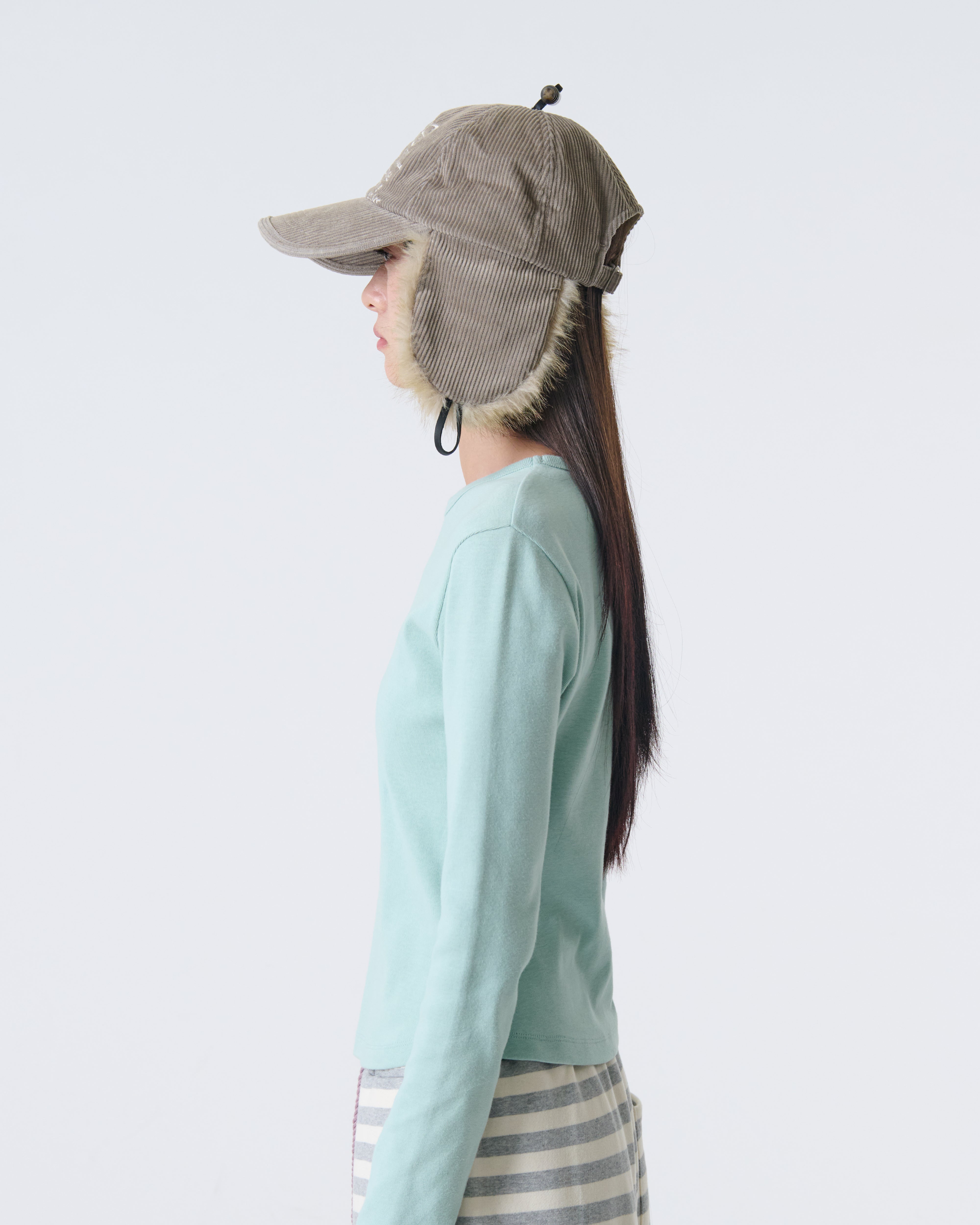 WEB LOGO TROOPER CAP [TAUPE]