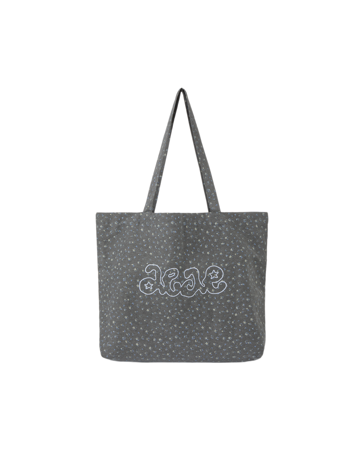 BREEZE TOTE BAG [FLOWER CHARCOAL]