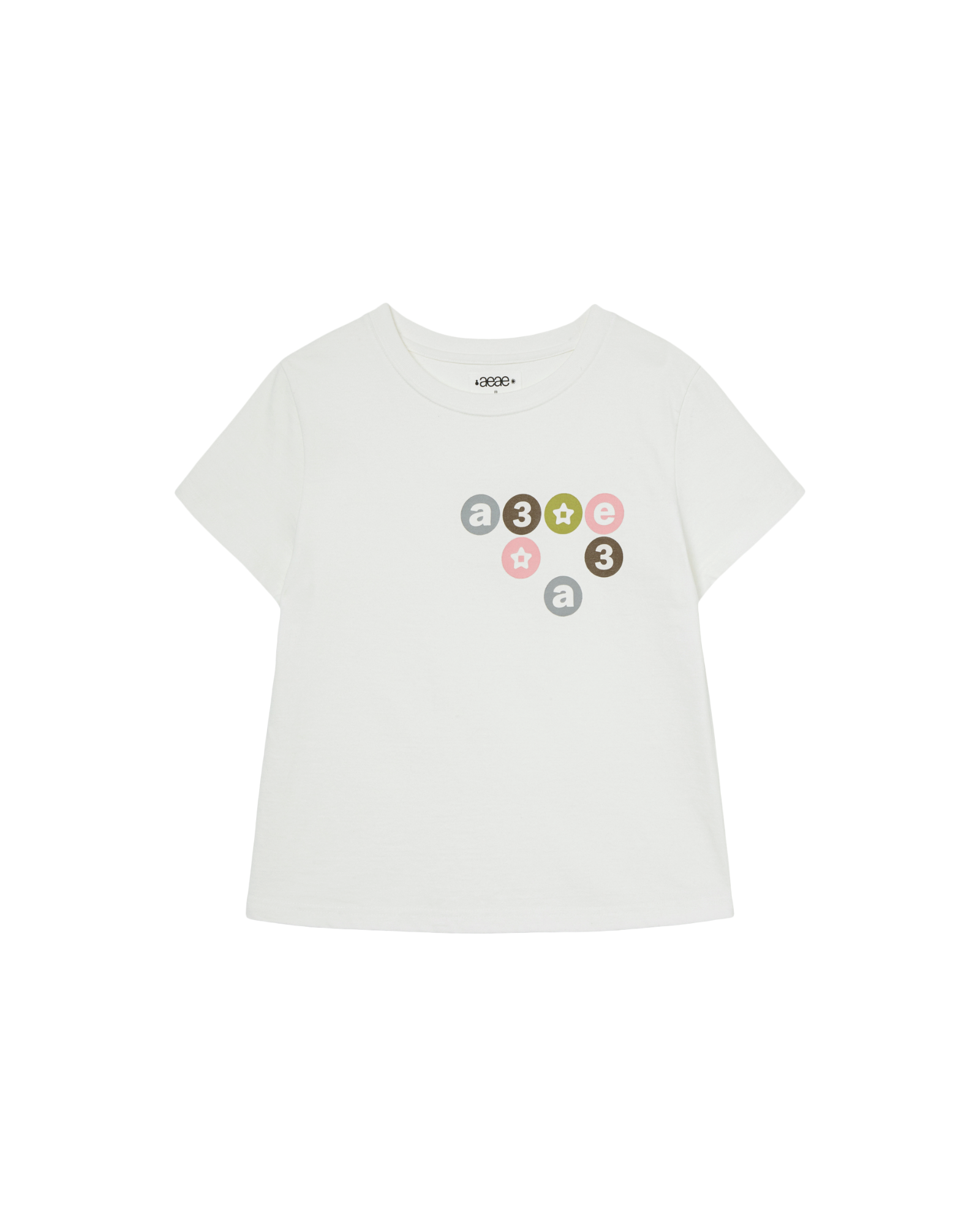 COLOR DOT LOGO TEE [WHITE]