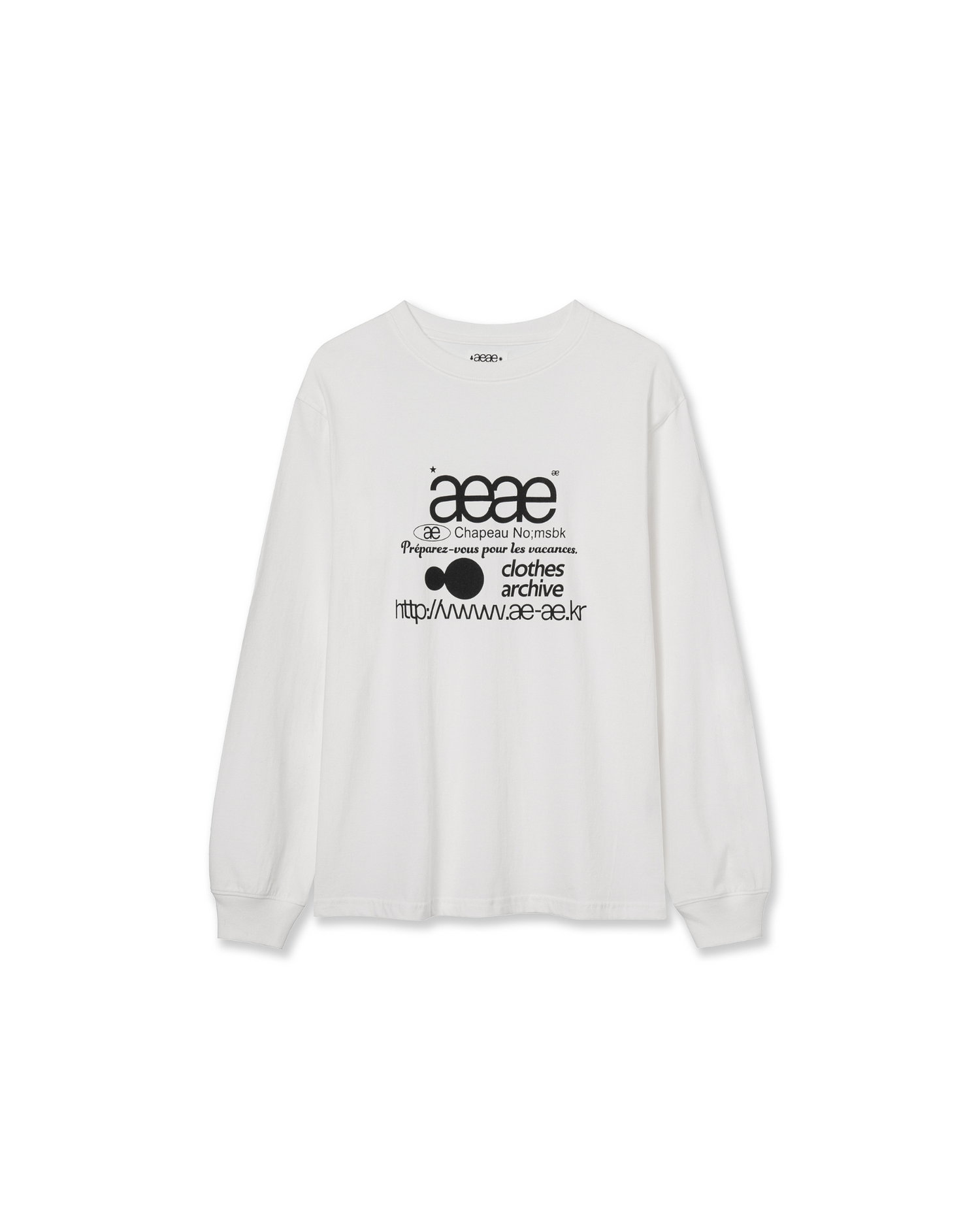 WEB LOGO L/S [WHITE]