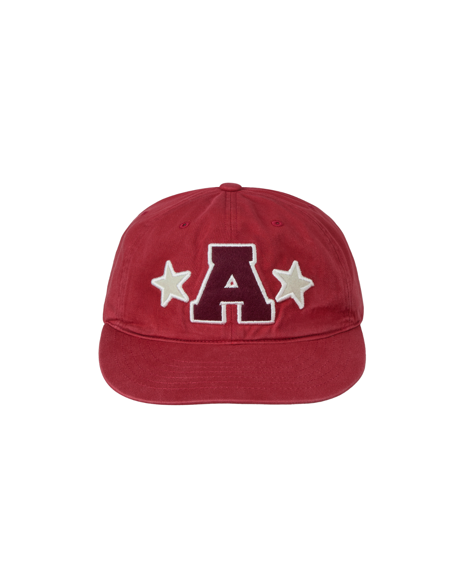 WASHED CAPITAL LOGO CAP [RED]