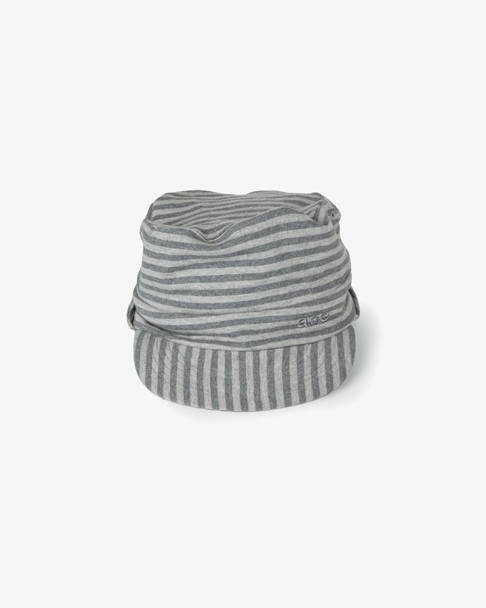 STRIPE PILED CAP [DARK GREY]