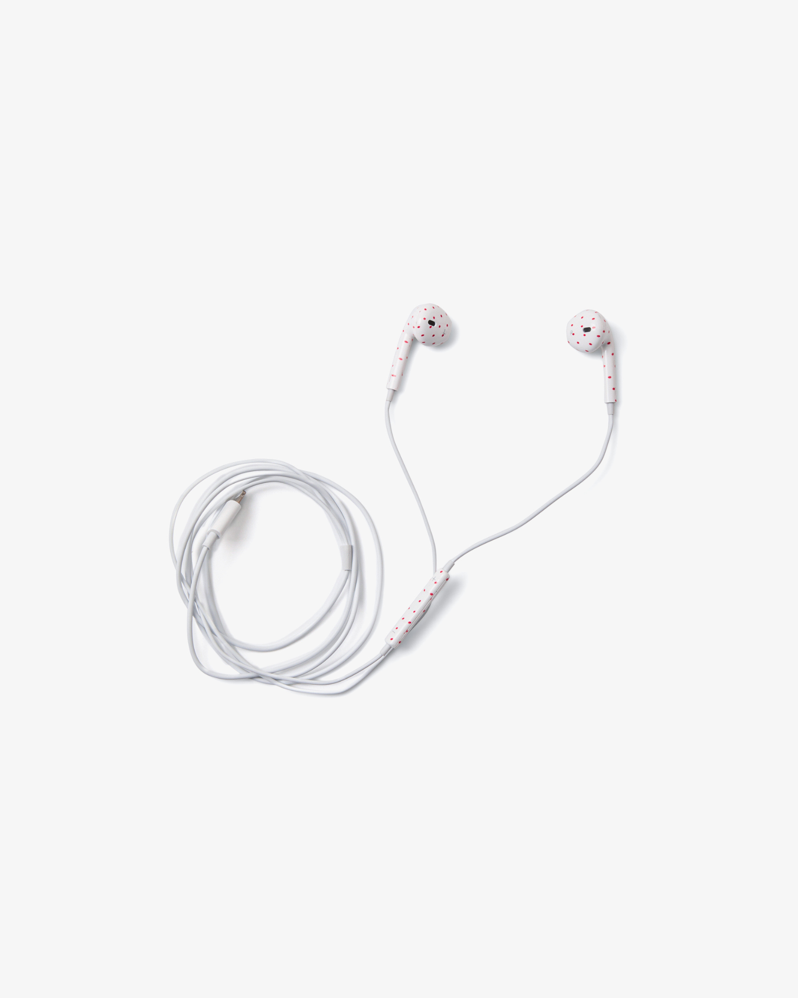 【2月下旬お届けアイテム】AE CUSTOM EARPHONES (LIGHTNING CONNECTOR) [WHITE/RED]