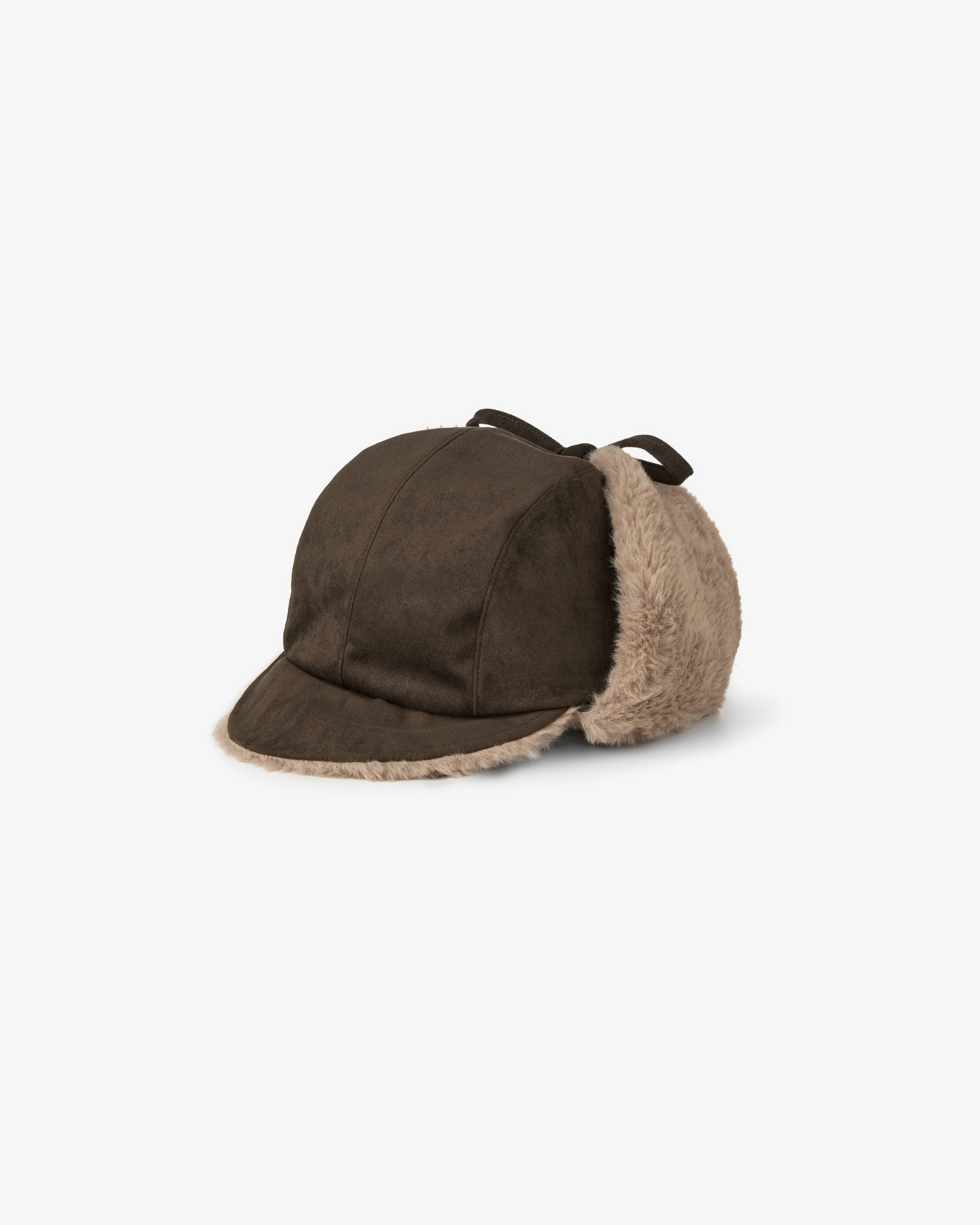 SUEDE TROOPER CAP [BROWN]