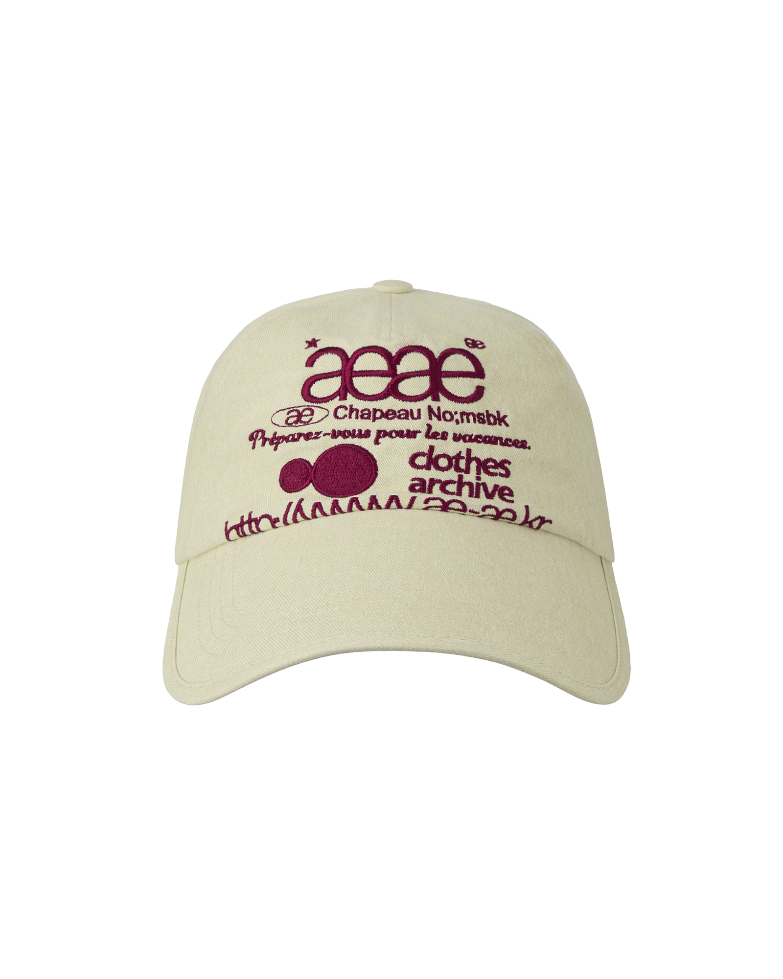 WEB LOGO PIGMENT CAP [IVORY]