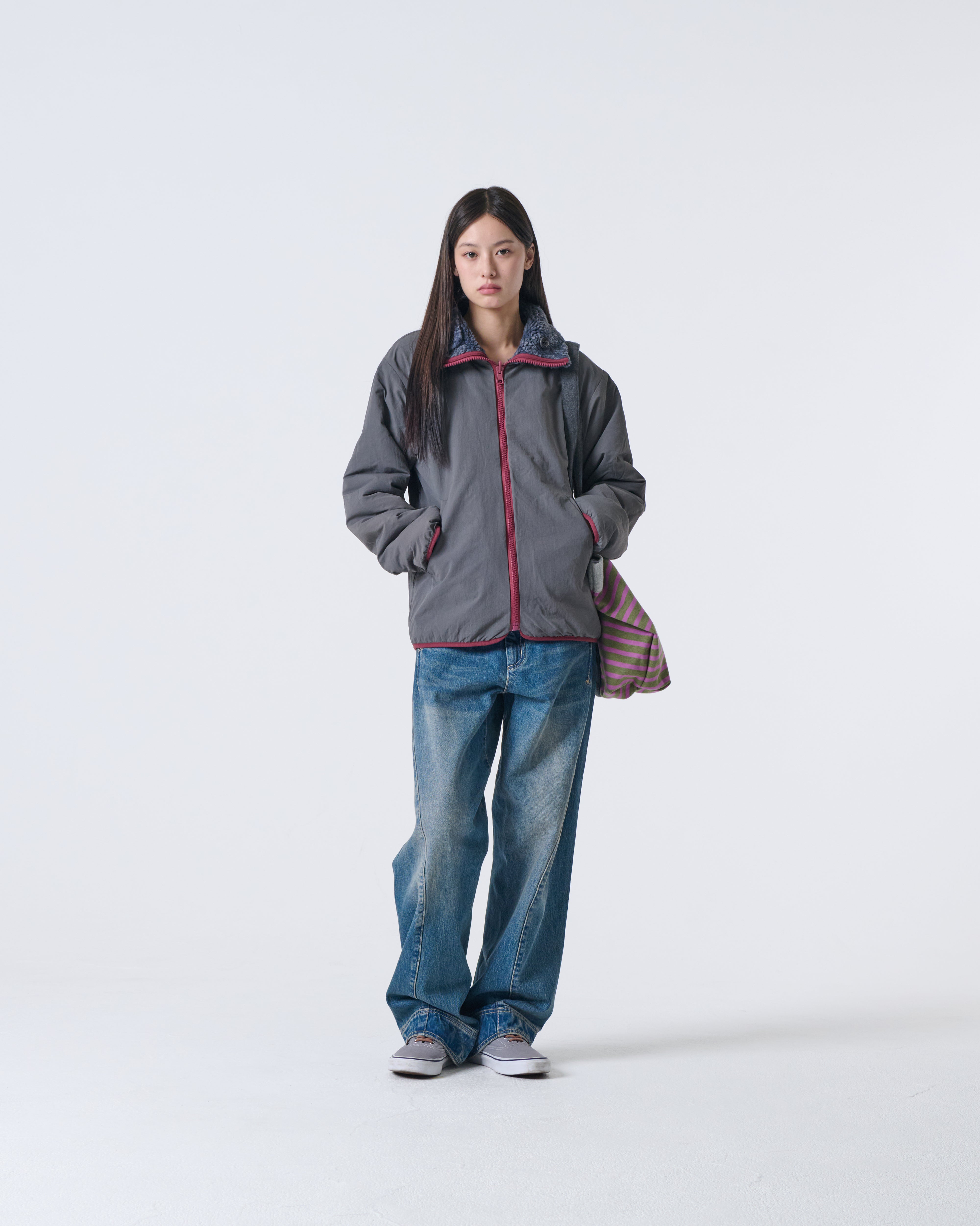 DUMBLE FLEECE JACKET [NAVY]