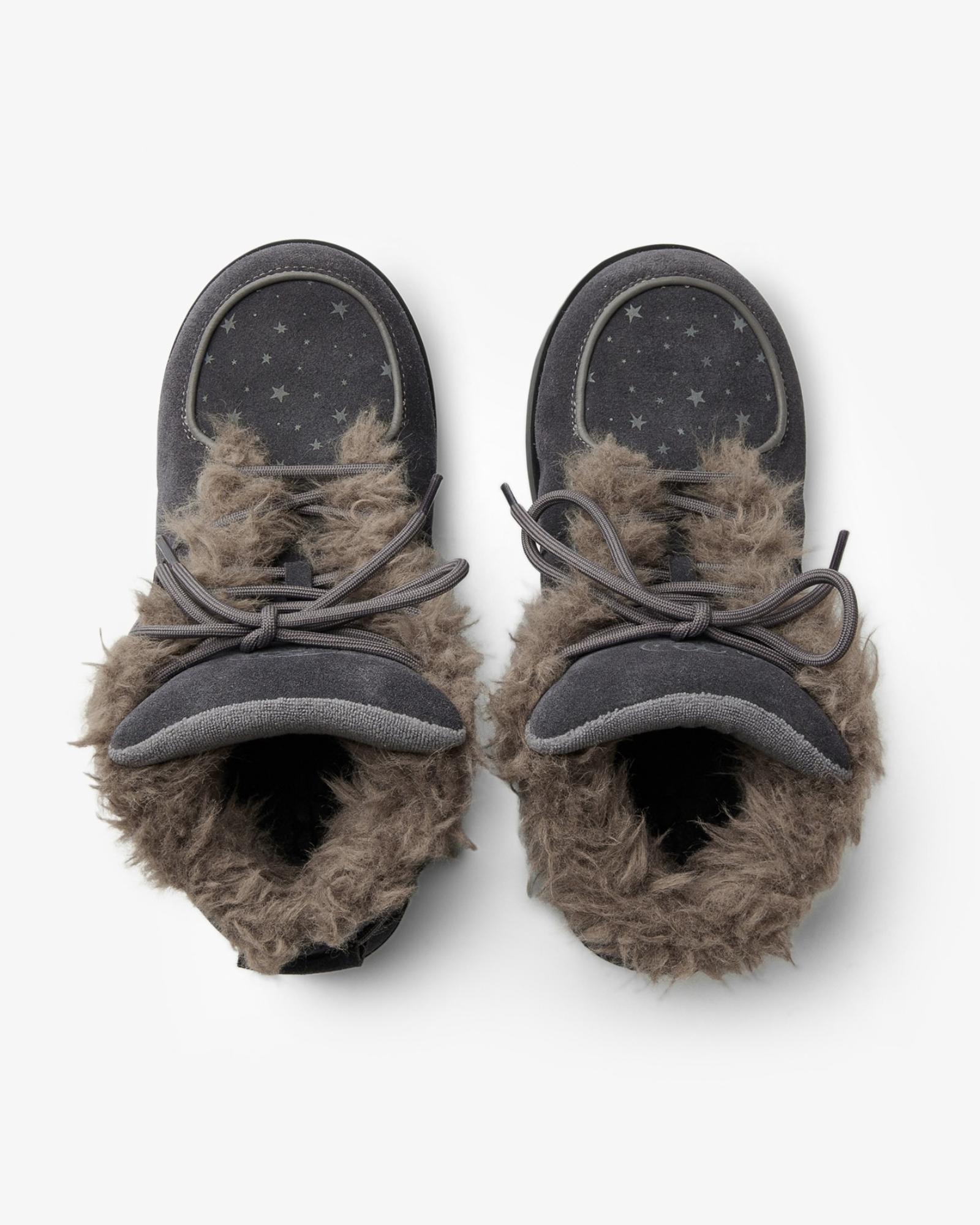AEAE FUZZY FAT SNEAKERS [CHARCOAL]