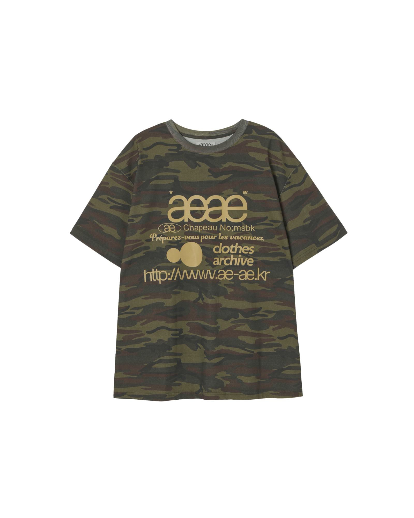WEB LOGO T-SHIRTS [CAMO]
