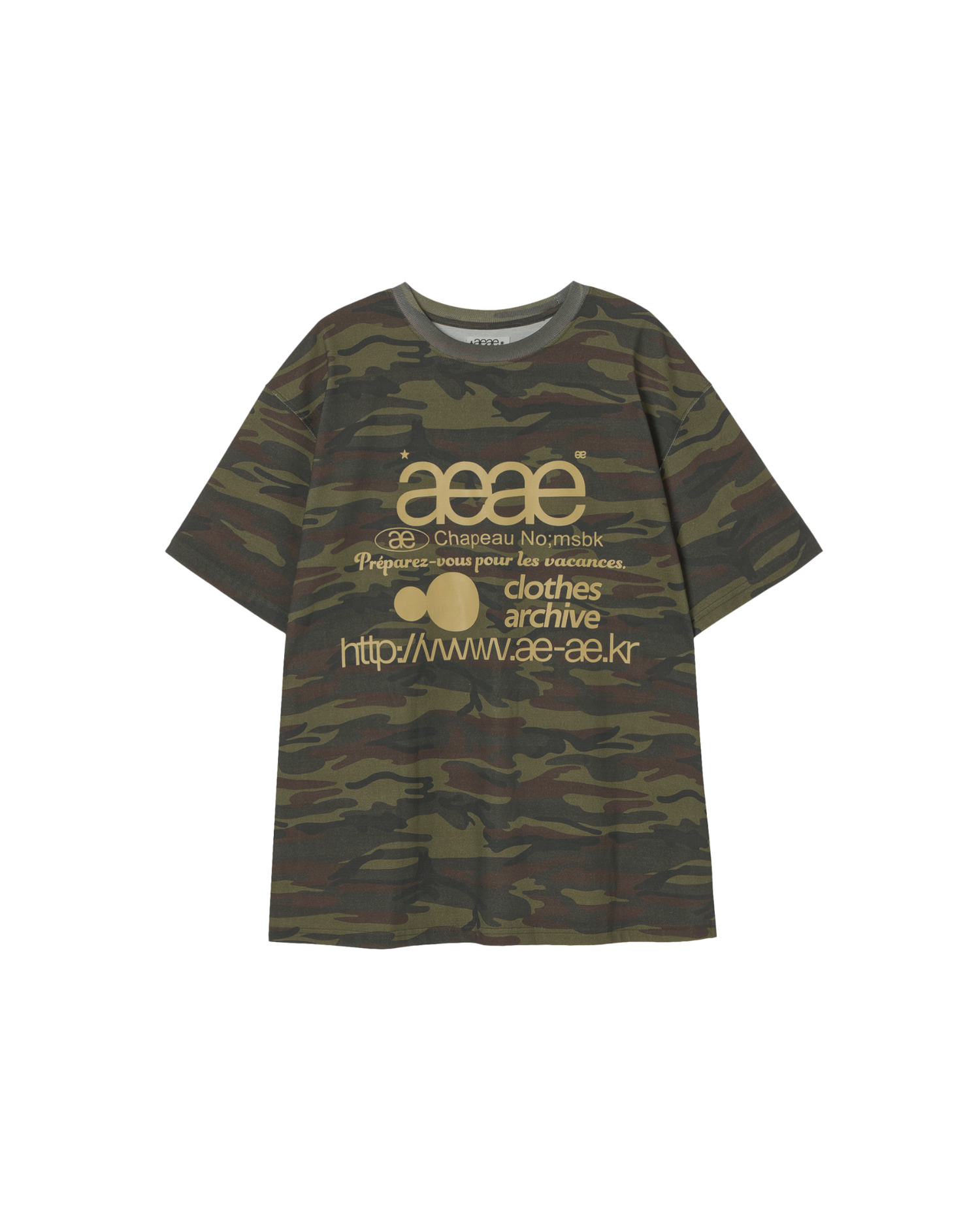 WEB LOGO T-SHIRTS [CAMO]