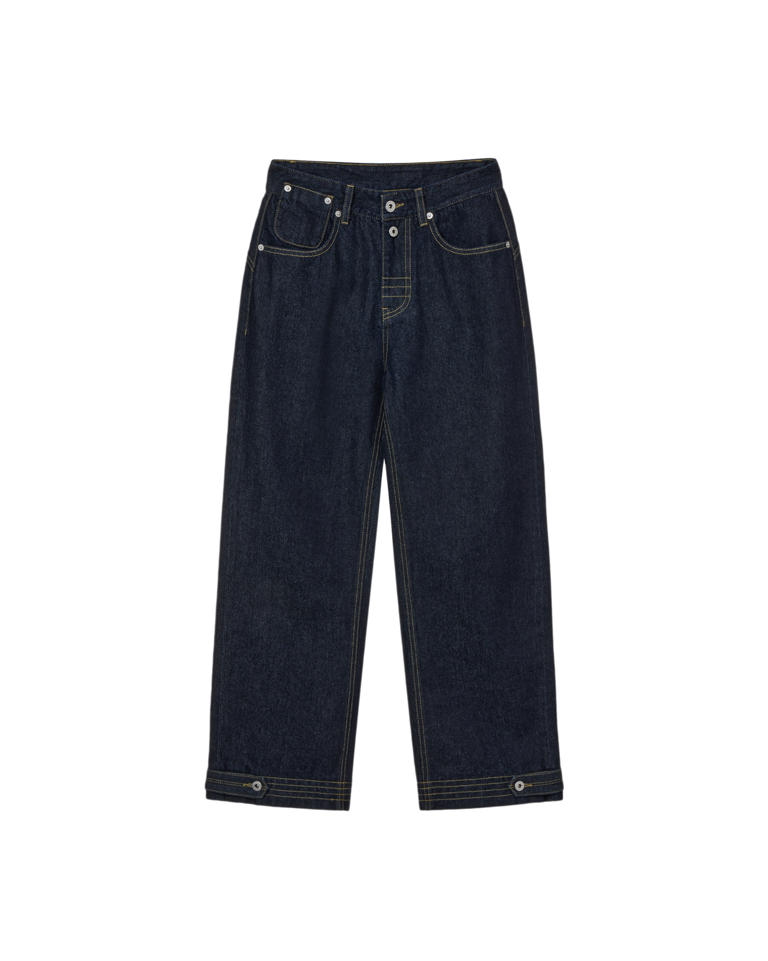 CURVE DENIM PANTS [INDIGO]