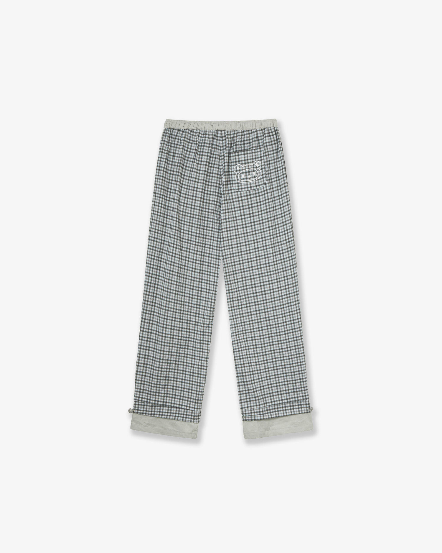 DRAWSTRING PAJAMA PANTS [GREY]