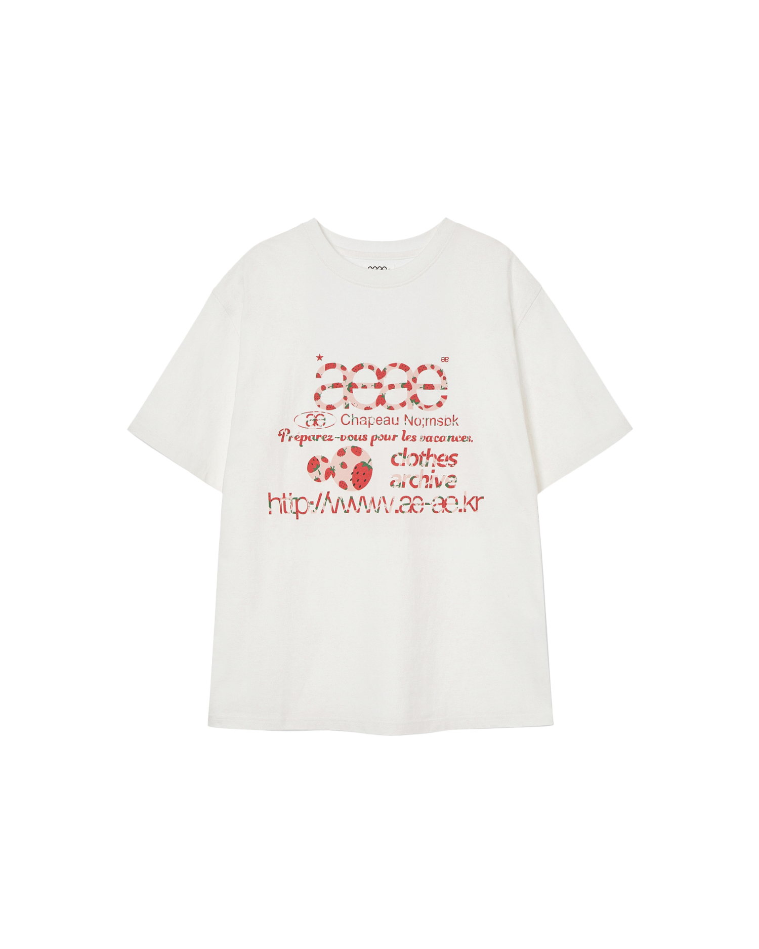 WEB LOGO T-SHIRTS [STRAWBERRY]