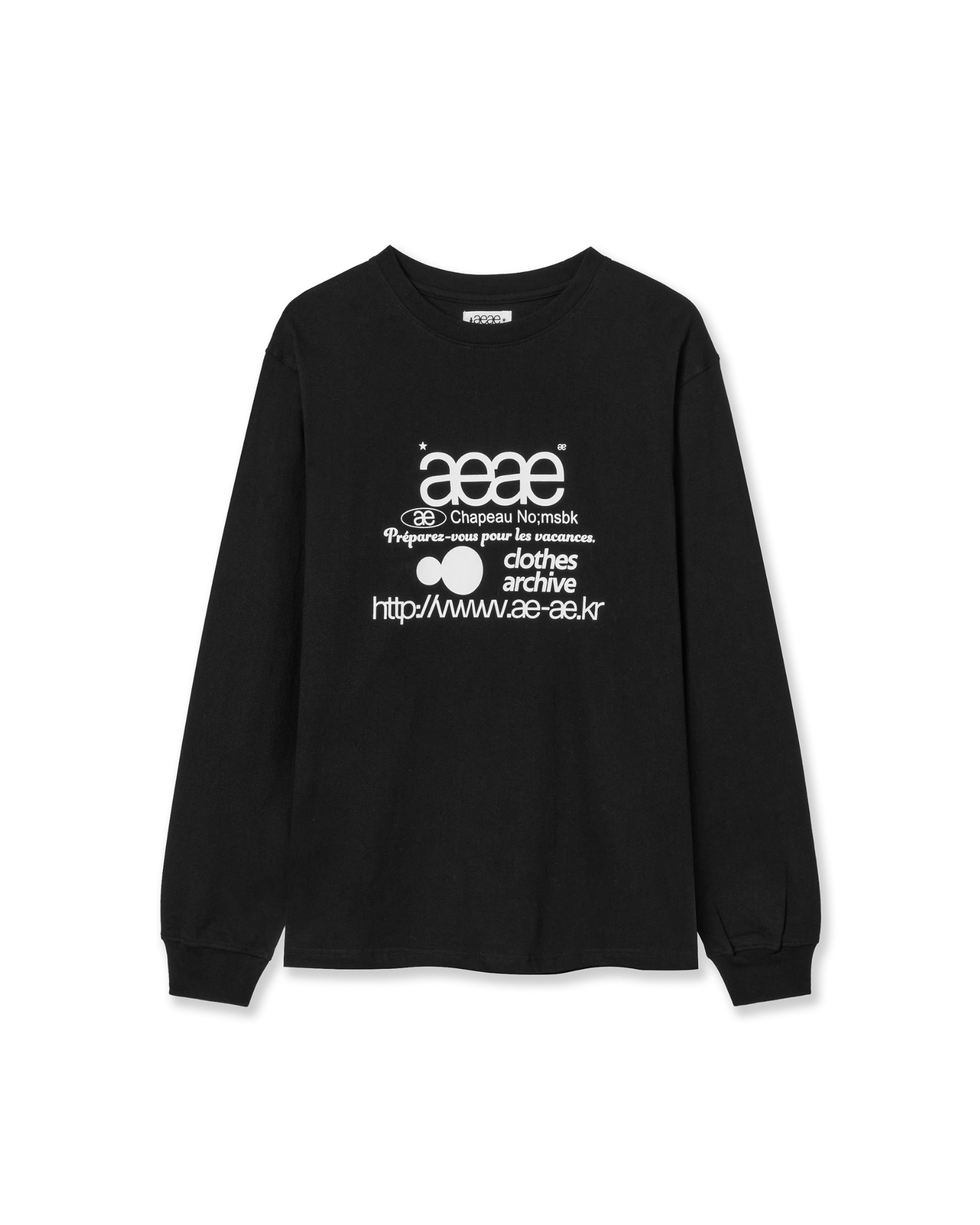 【予約商品】WEB LOGO L/S [BLACK]