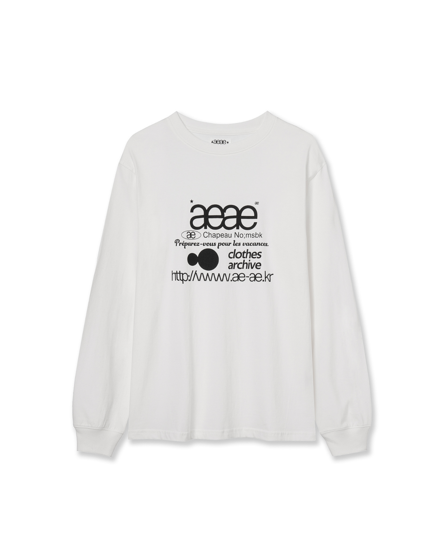 【予約商品】WEB LOGO L/S [WHITE]