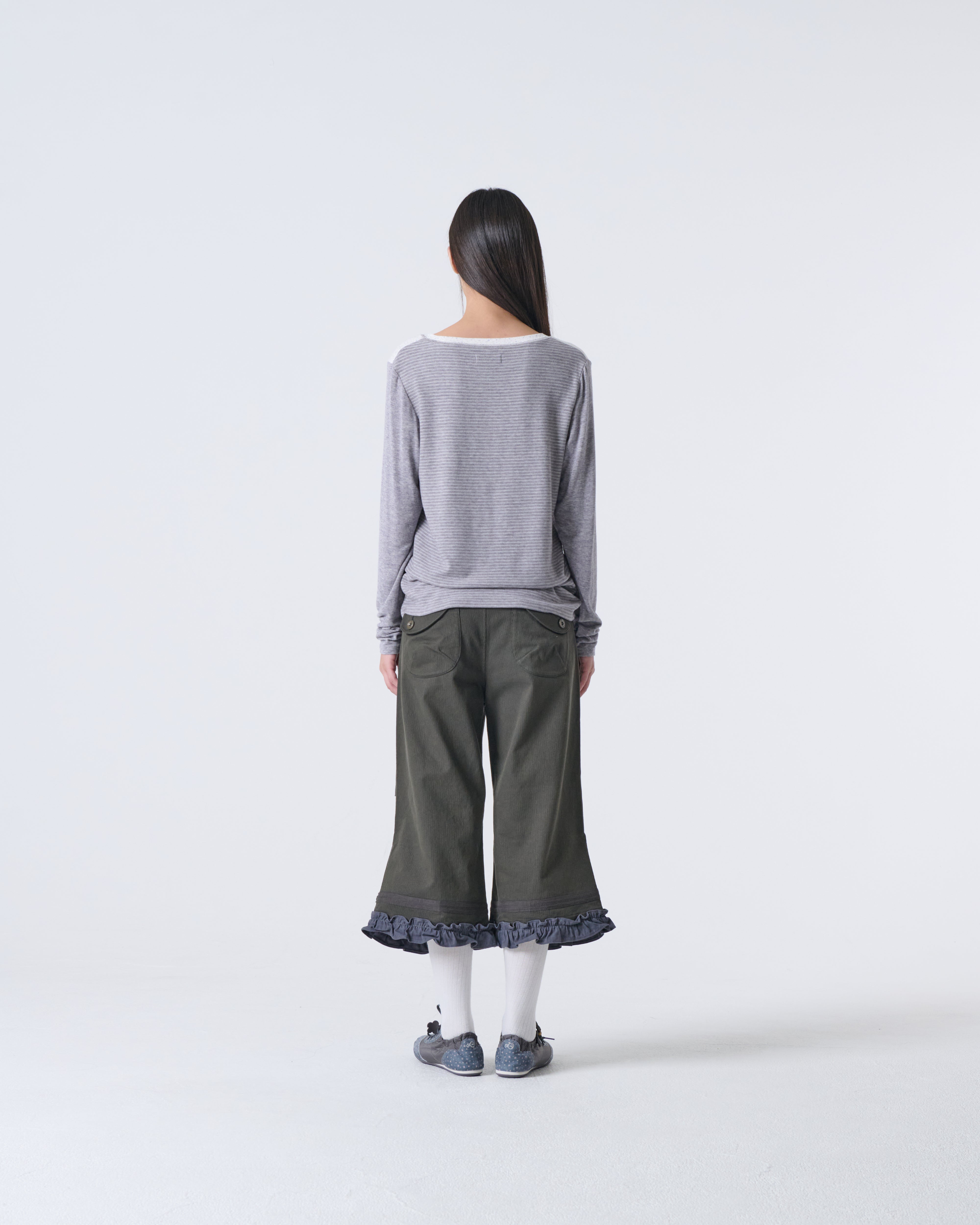 PATTERN BLOCK TEE [GREY]