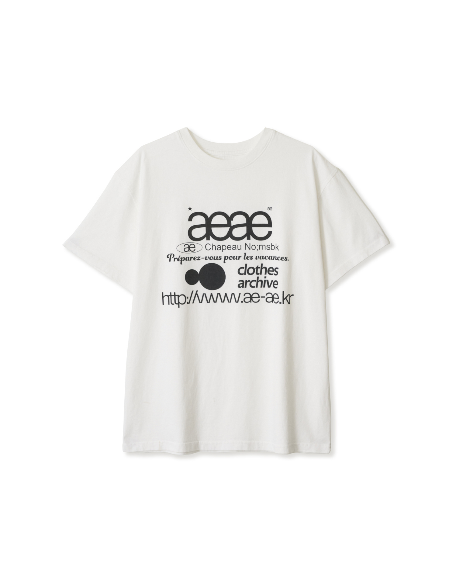 【予約商品】WEB LOGO T-SHIRTS [WHITE]