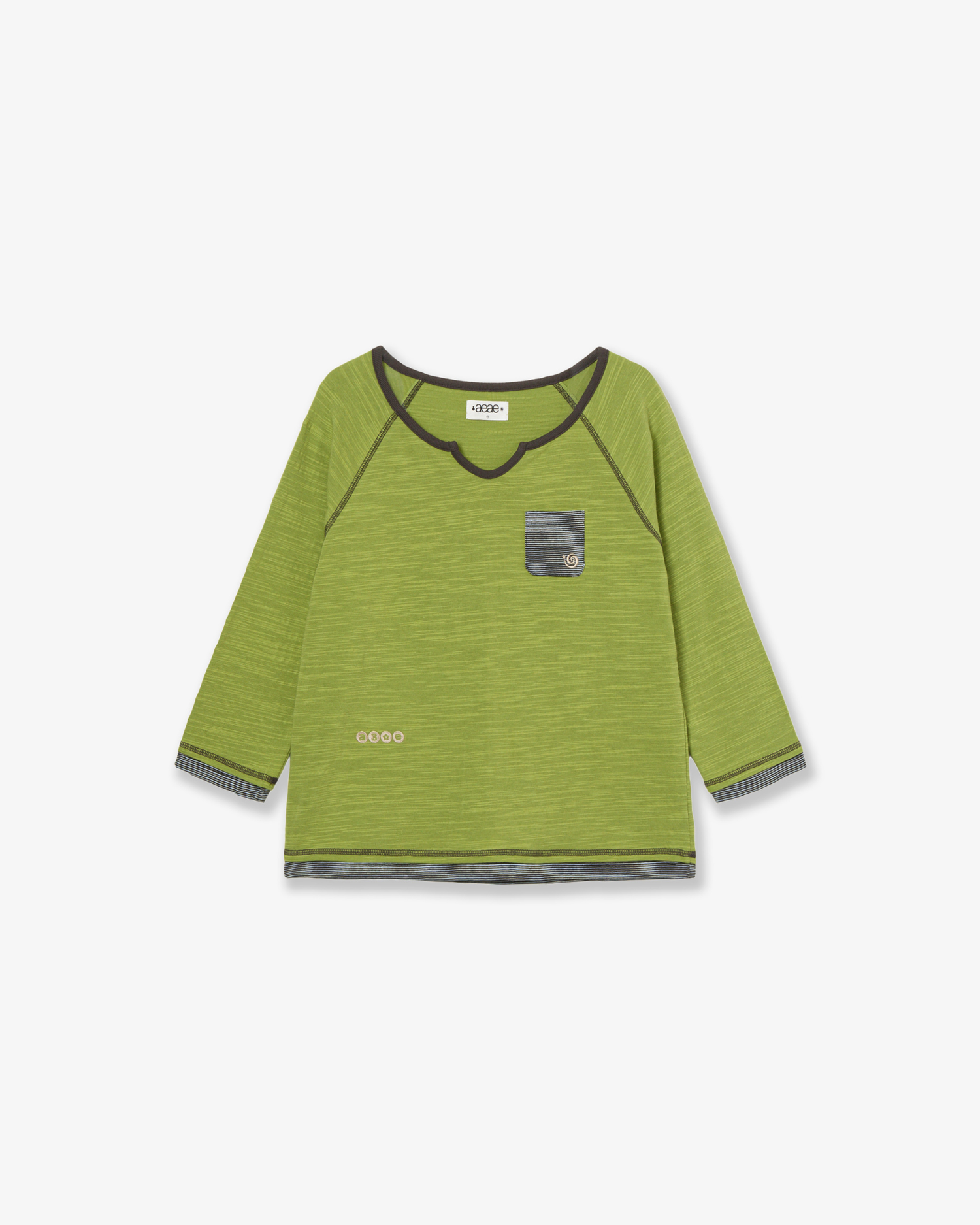 LAYERED SLEEVE TEE [GREEN]