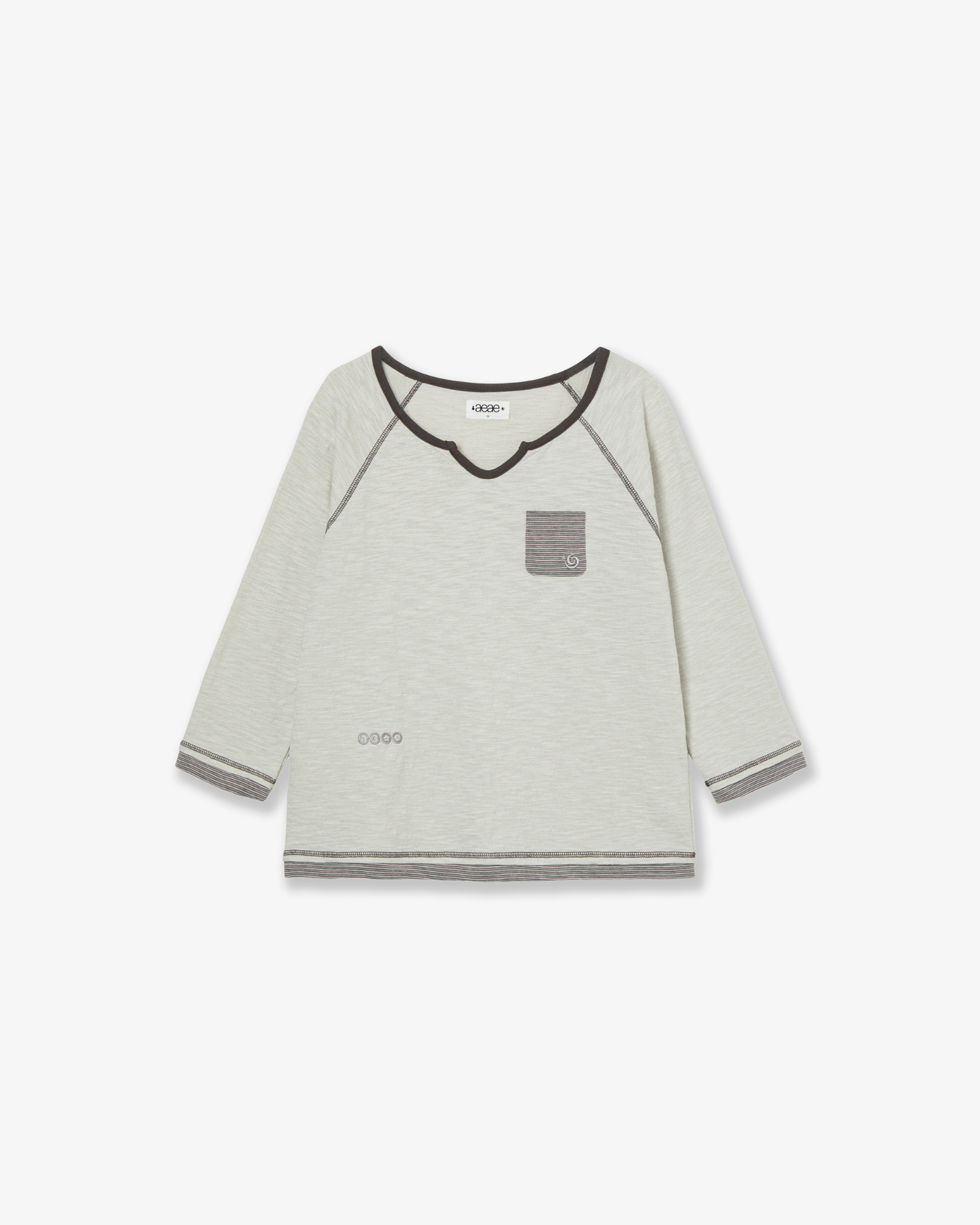 LAYERED SLEEVE TEE [IVORY]