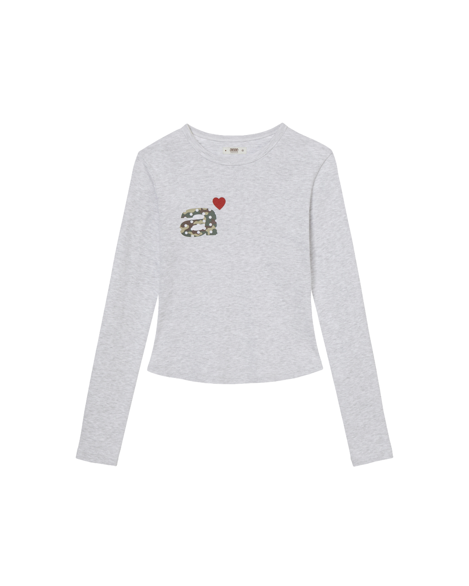 DOT SMALL LETTER L/S [LIGHT GREY/CAMO]