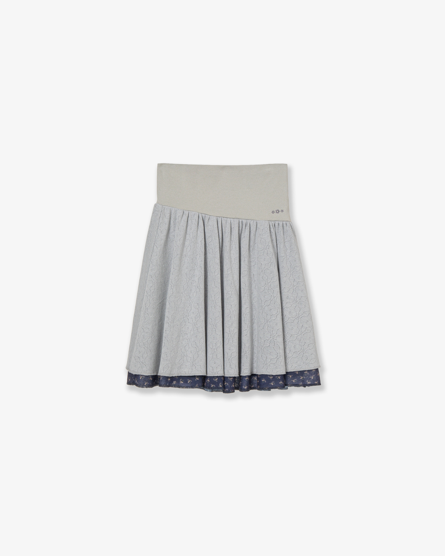 LAYERED SKIRT [GREY]