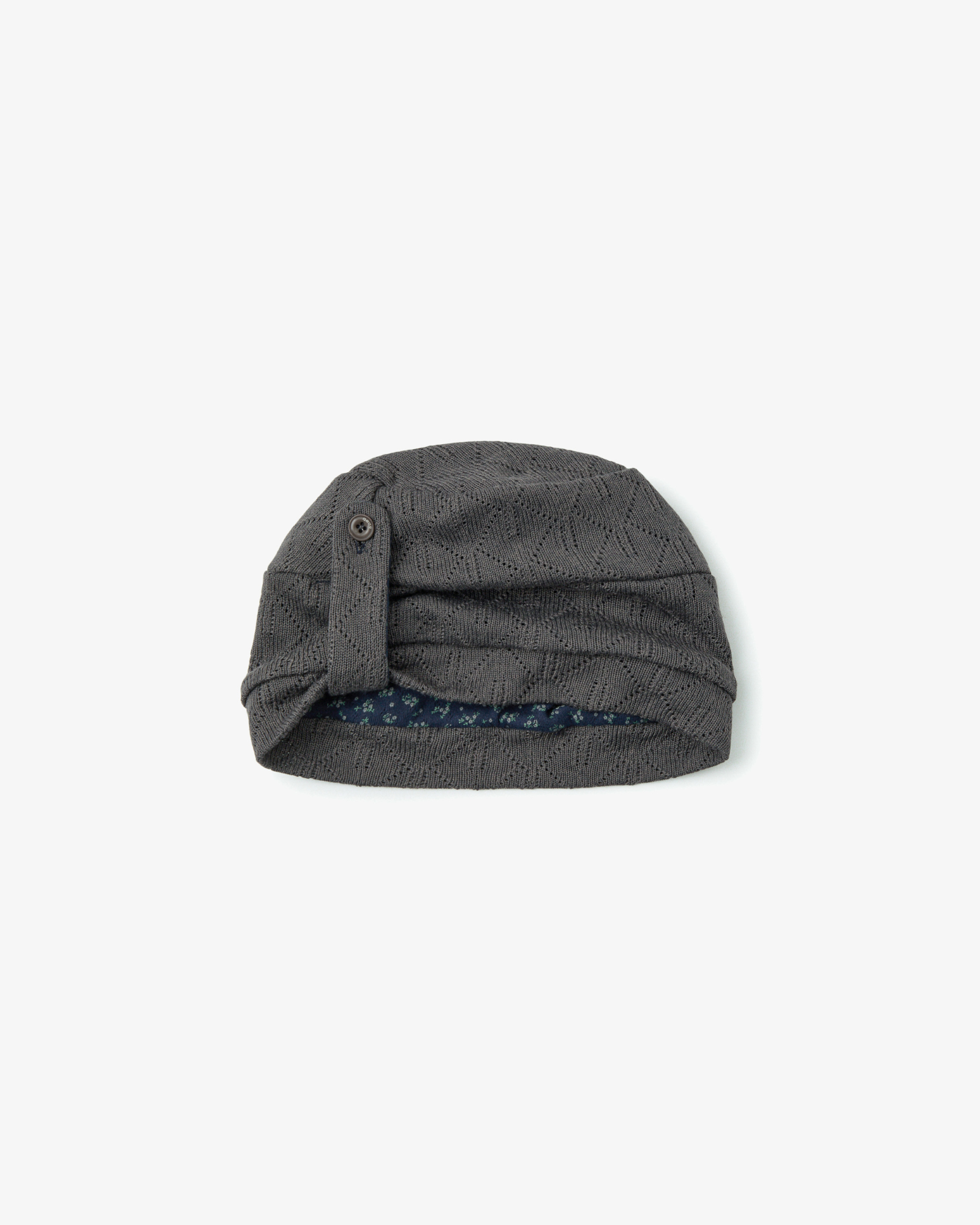 WRINKLED BEANIE [CHARCOAL]