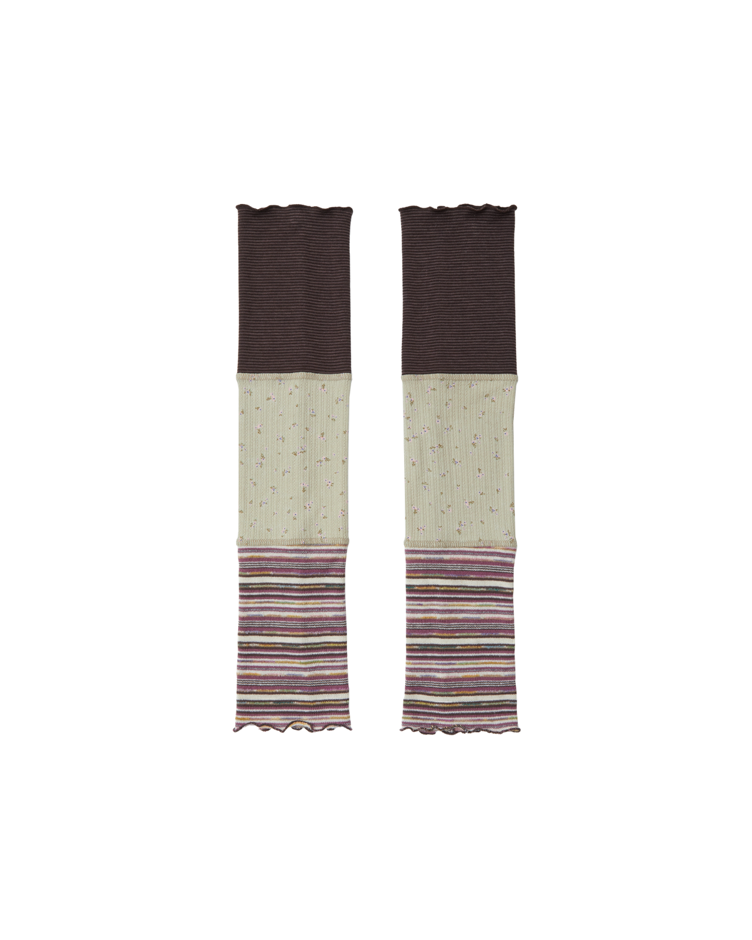 PATCHWORK LEG WARMER [PURPLE]