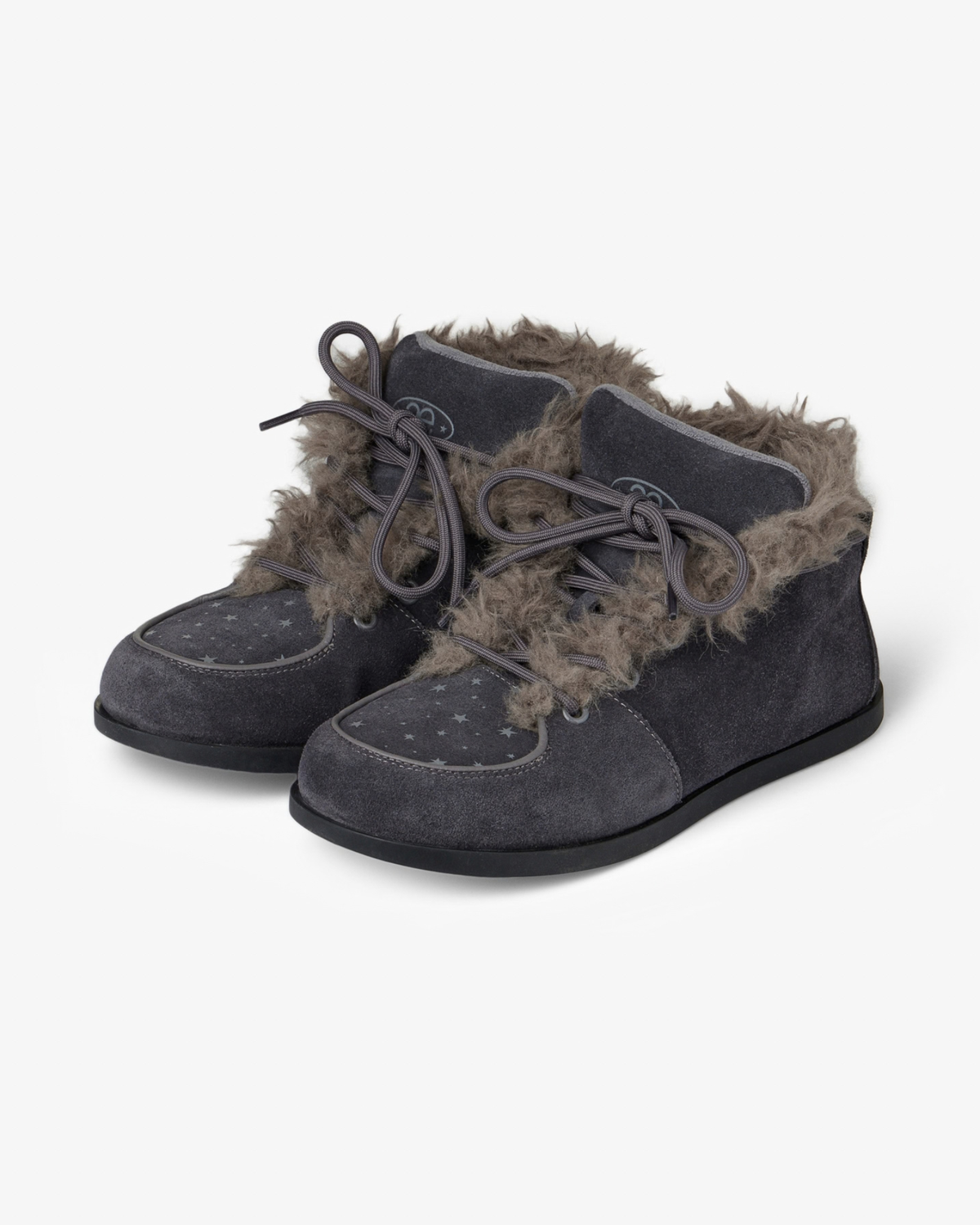 AEAE FUZZY FAT SNEAKERS [CHARCOAL]