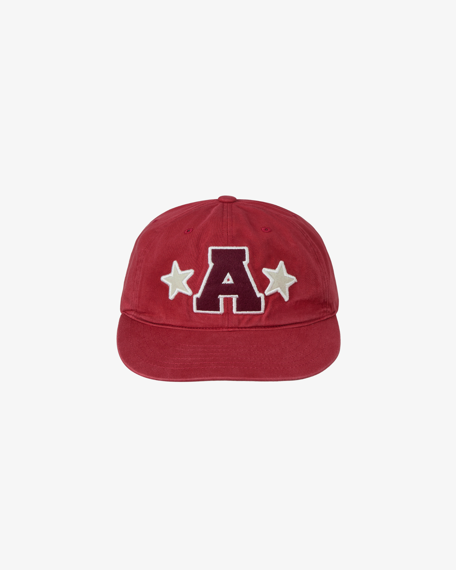 WASHED CAPITAL LOGO CAP [RED]