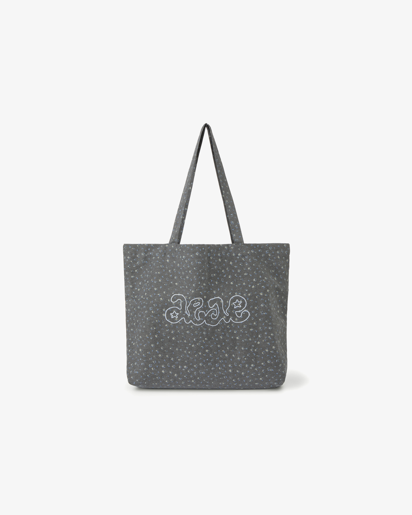 BREEZE TOTE BAG [FLOWER CHARCOAL]