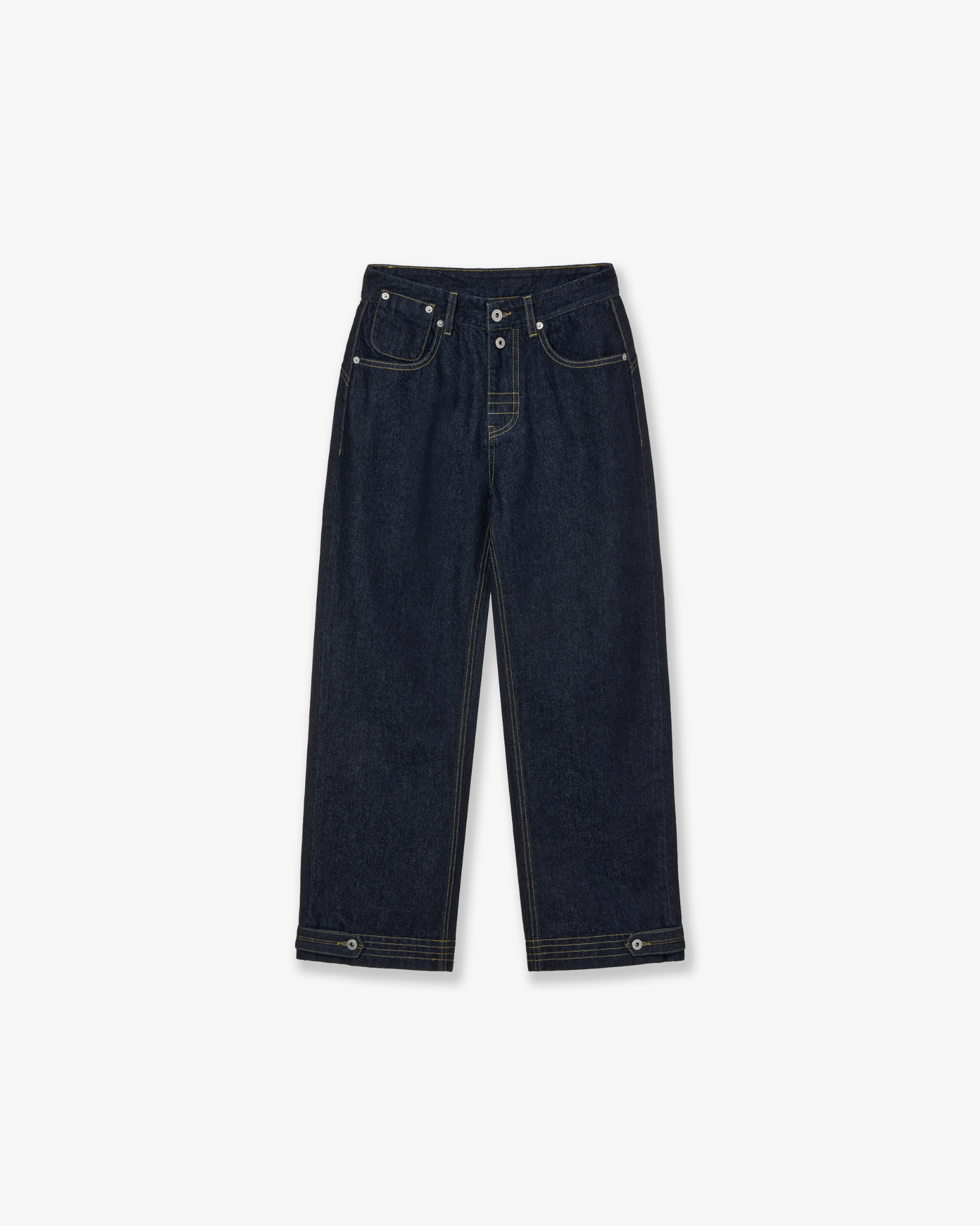 CURVE DENIM PANTS [INDIGO]
