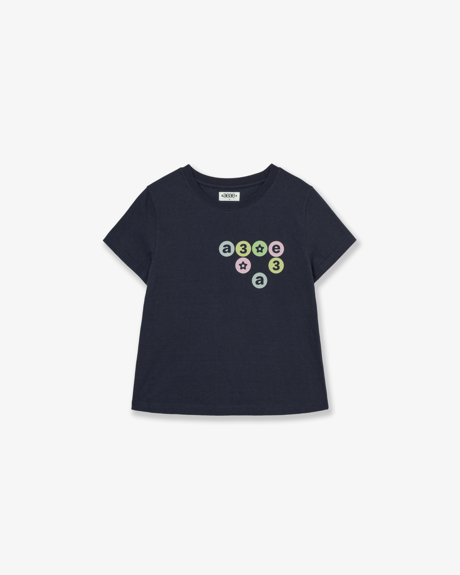 COLOR DOT LOGO TEE [NAVY]