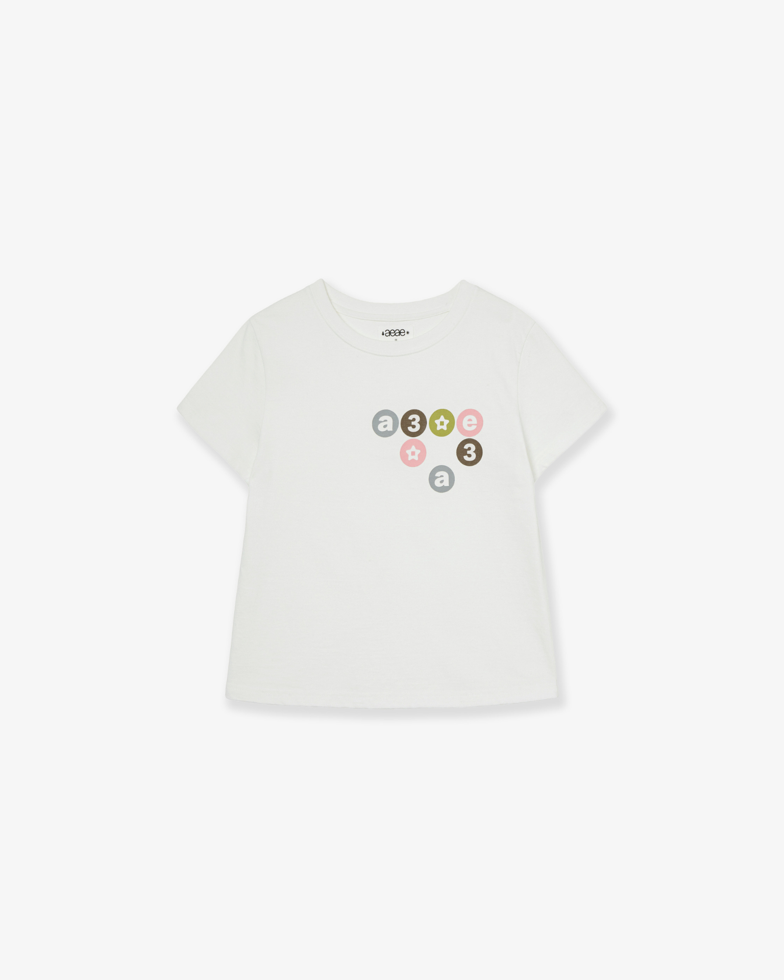 COLOR DOT LOGO TEE [WHITE]
