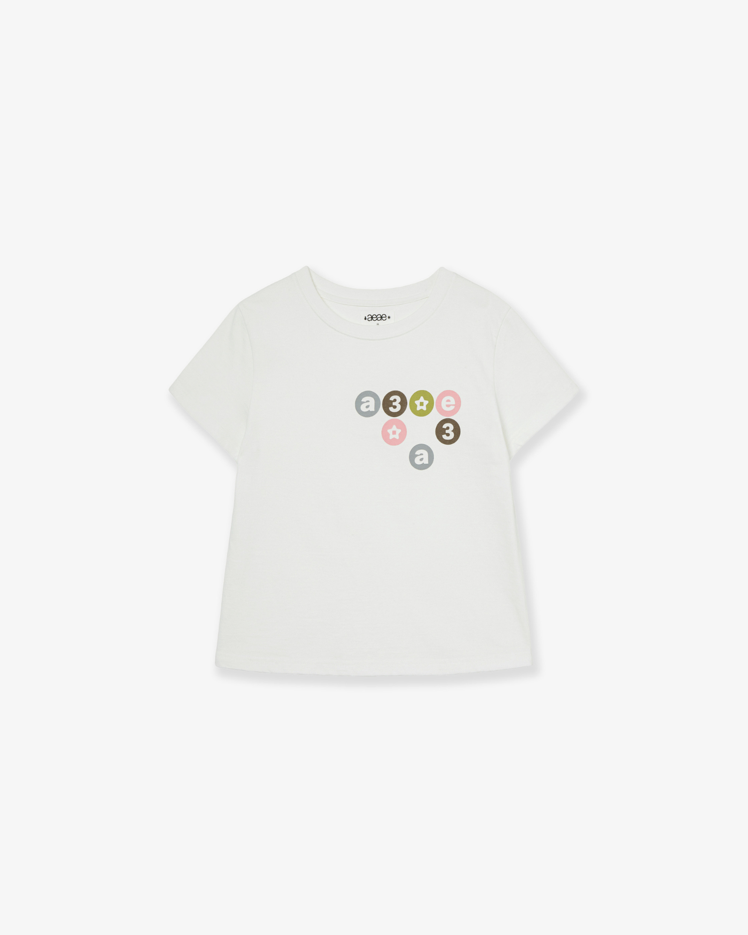 COLOR DOT LOGO TEE [WHITE]