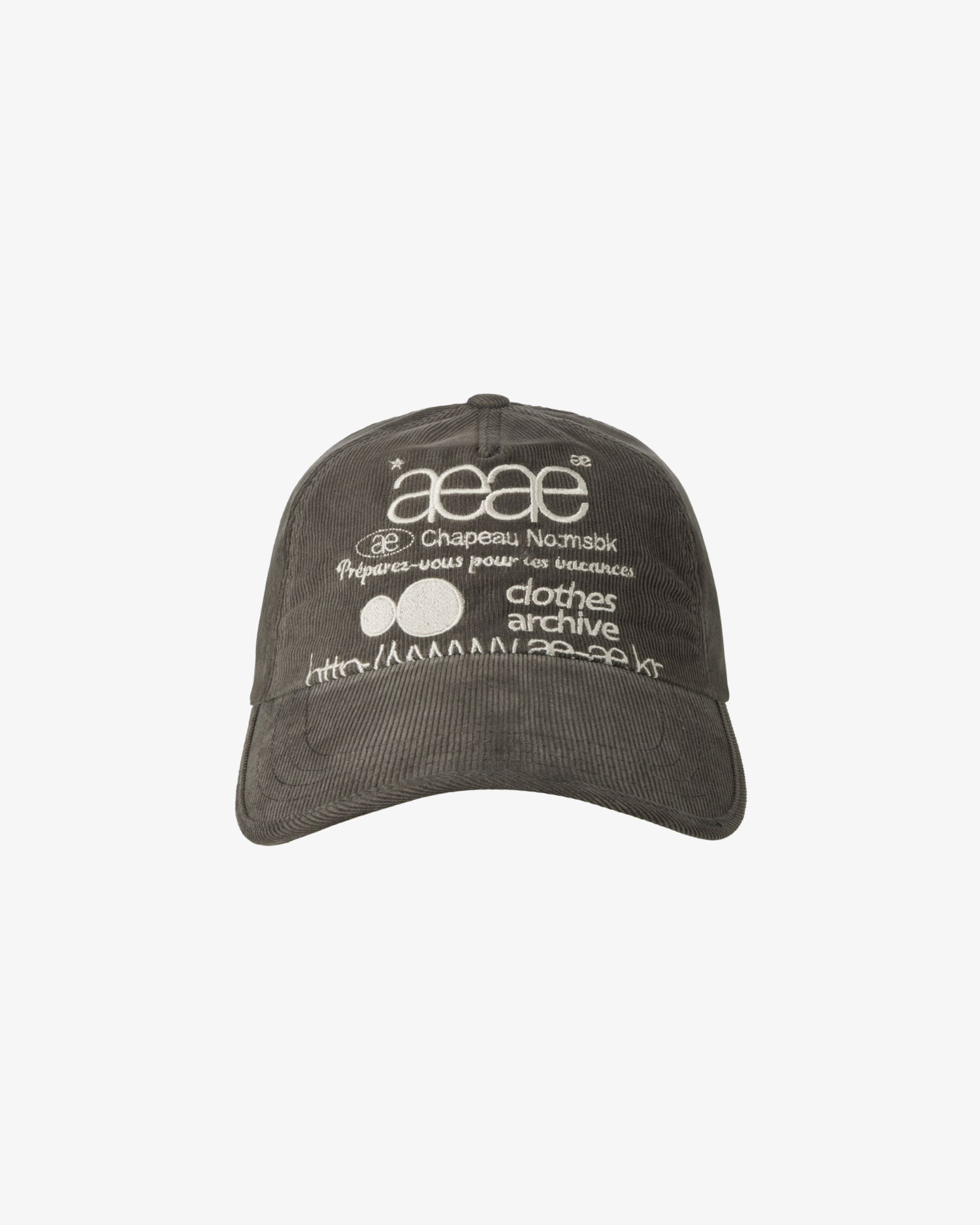 【予約商品】WEB LOGO CORDUROY CAP [BROWN]