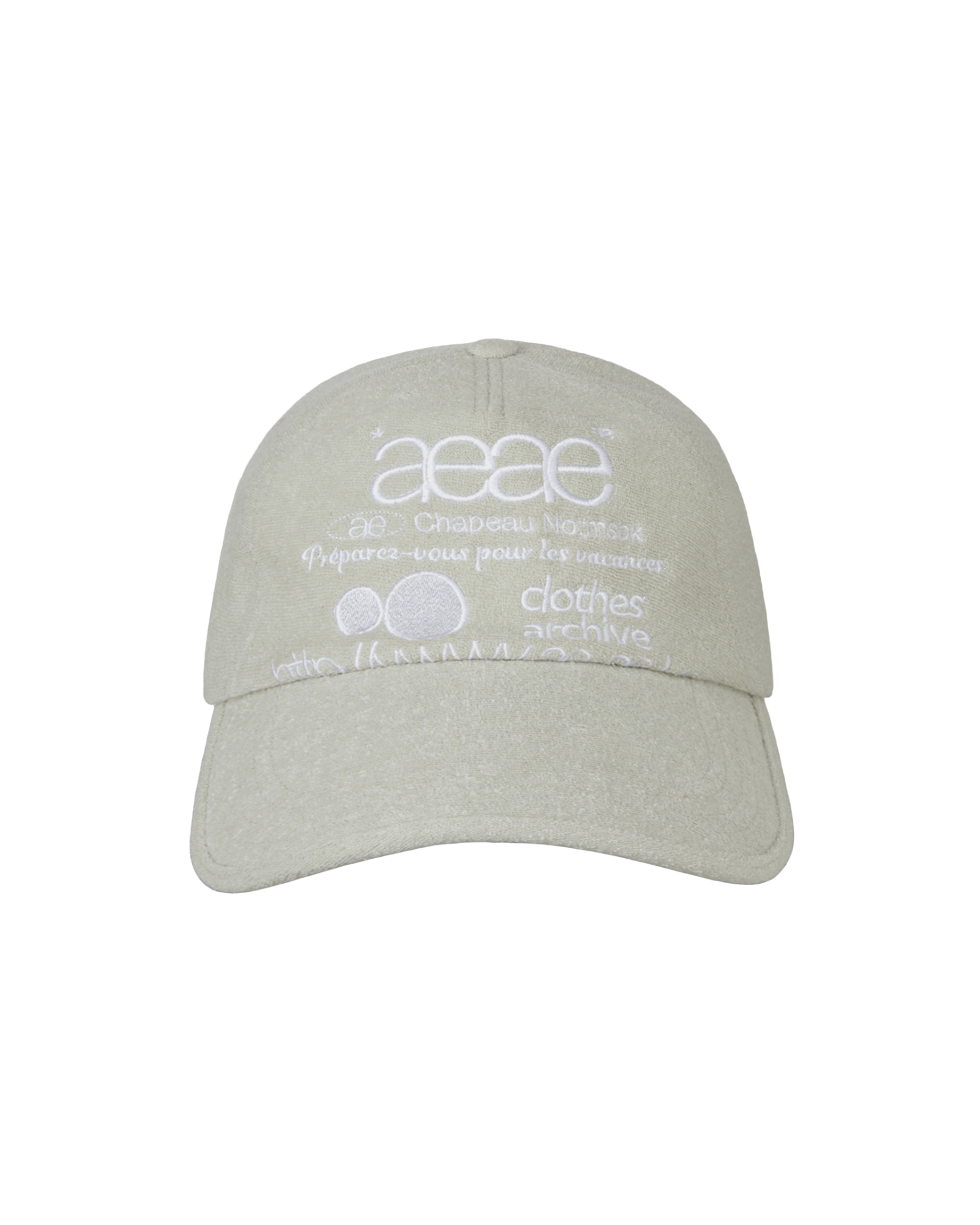 WEB LOGO FLEECE CAP [BEIGE]