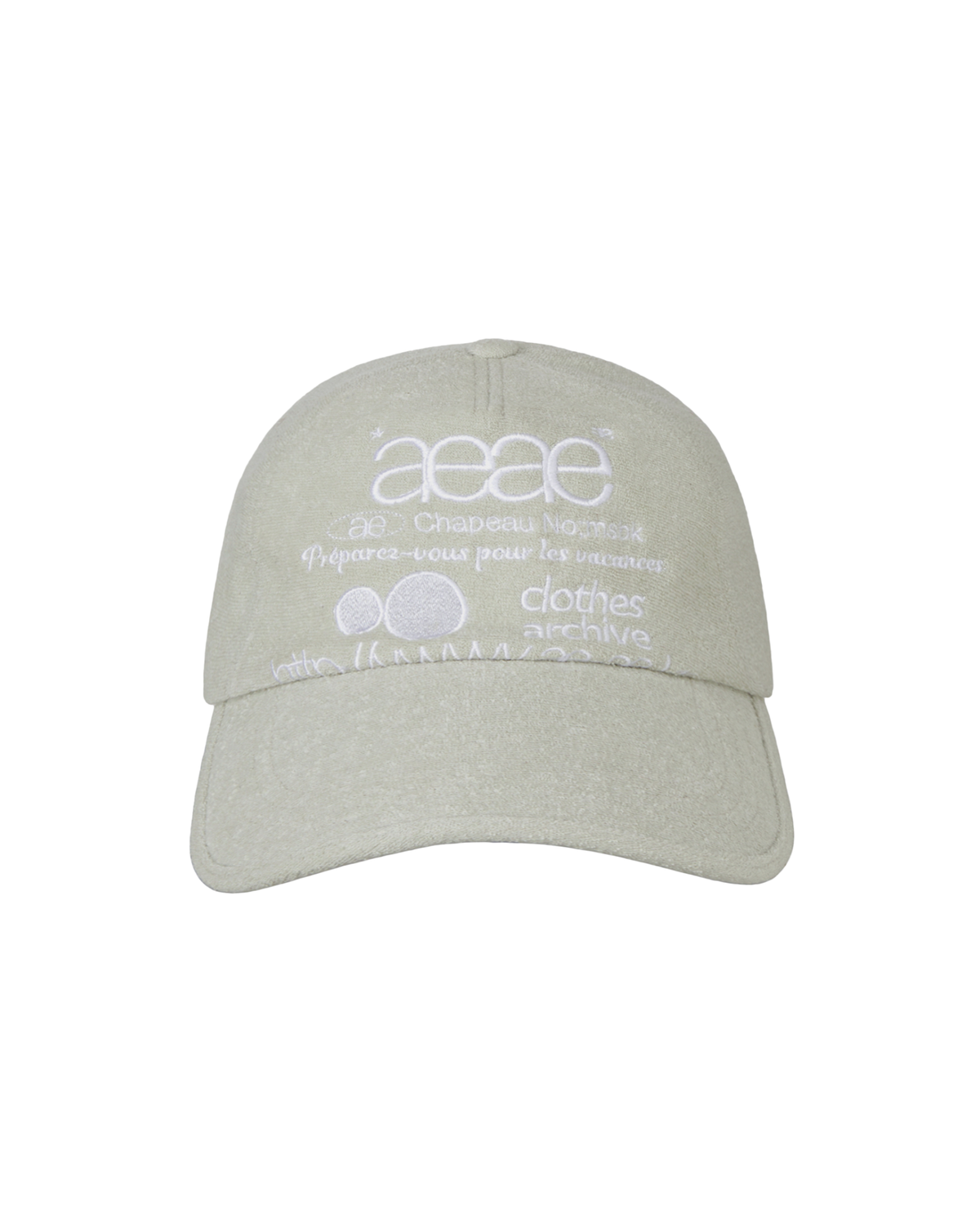WEB LOGO FLEECE CAP [BEIGE]