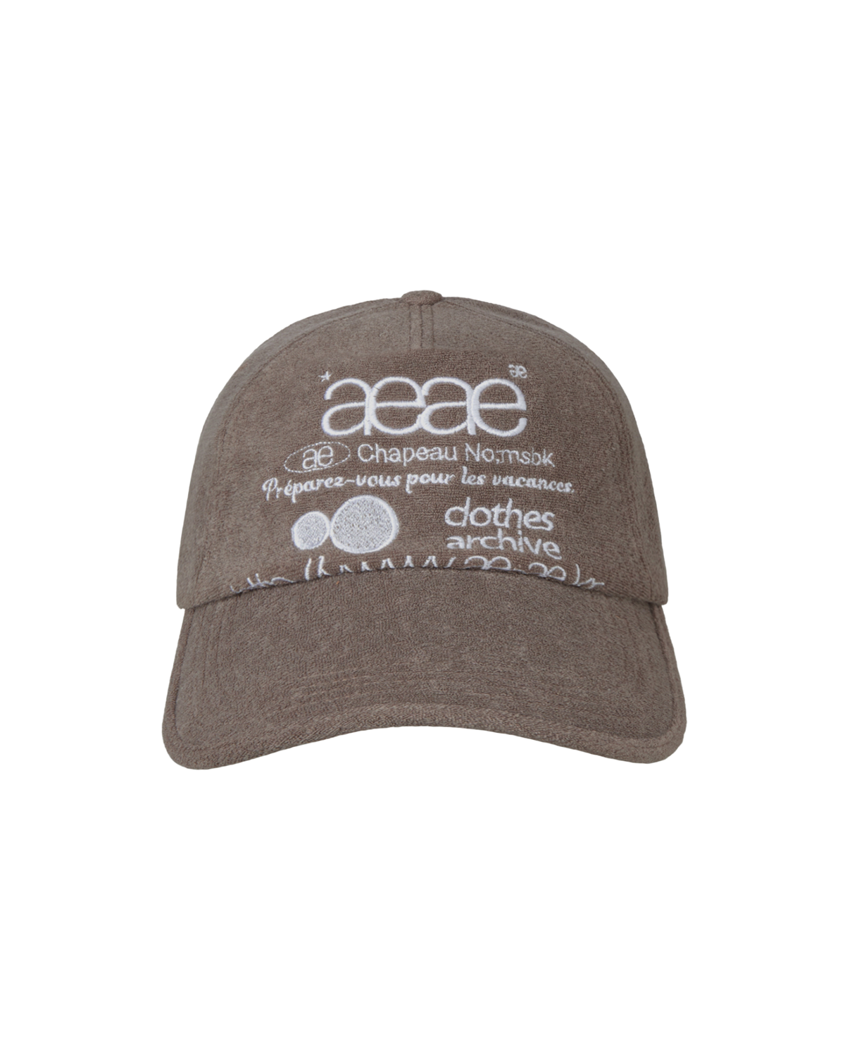 WEB LOGO FLEECE CAP [BROWN]