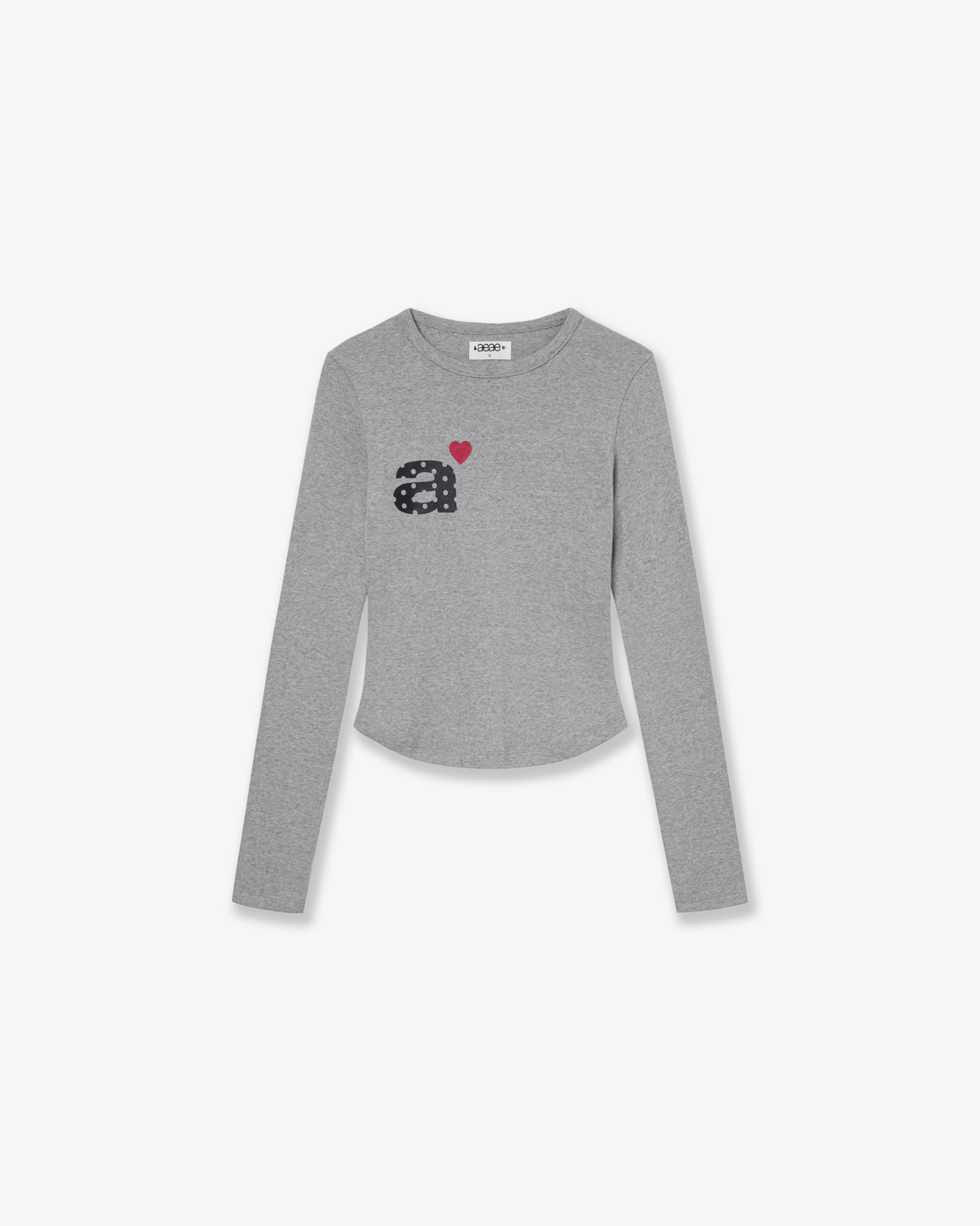 DOT SMALL LETTER L/S [MELANGE GREY]