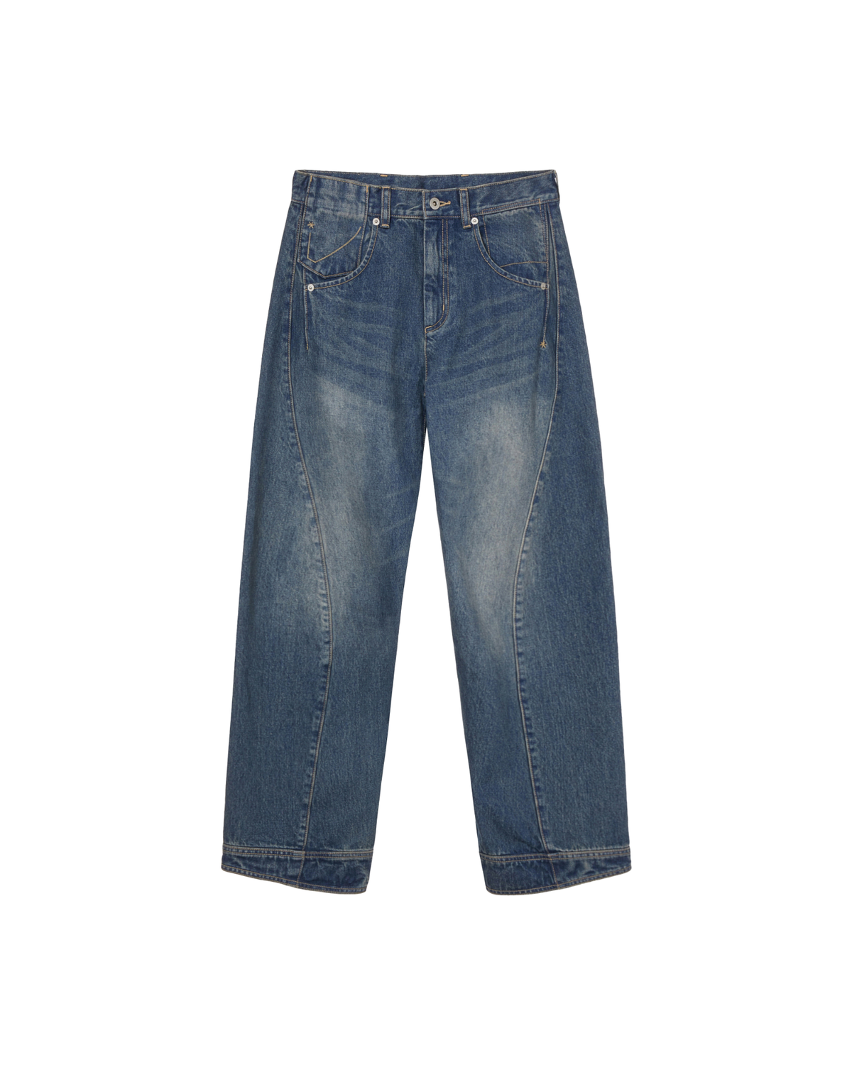 POCKET PATCHWORK ENGINEERED PANTS [LIGHT BLUE]