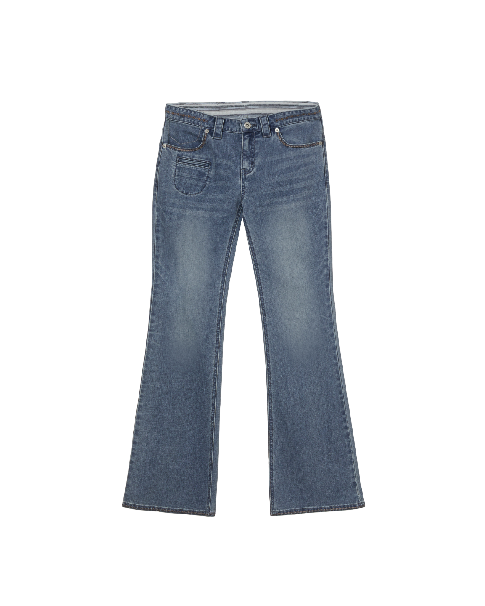VINTAGE BOOTCUT DENIM PANTS [BLUE]